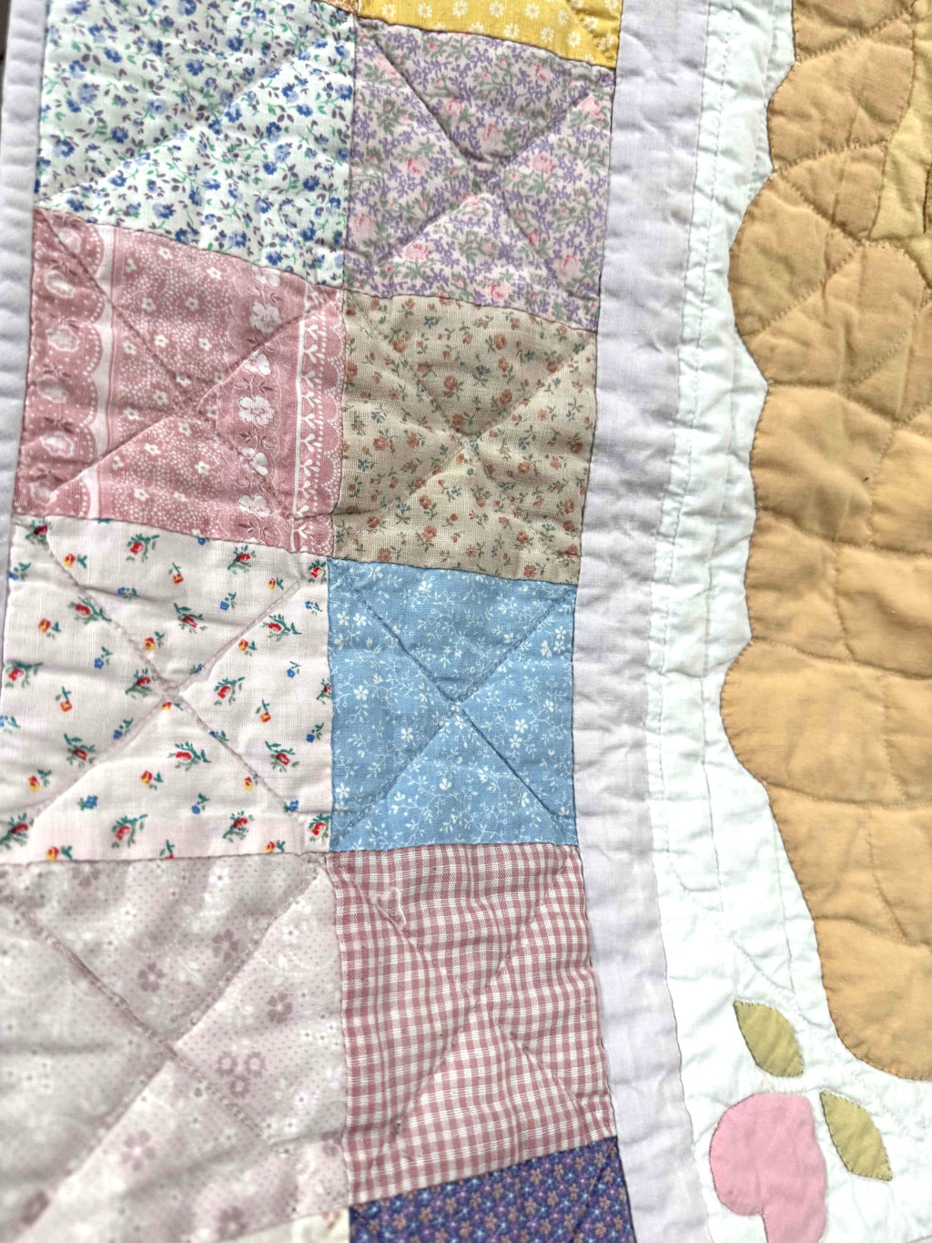 Vintage Quilt Child's Bunny Quilt