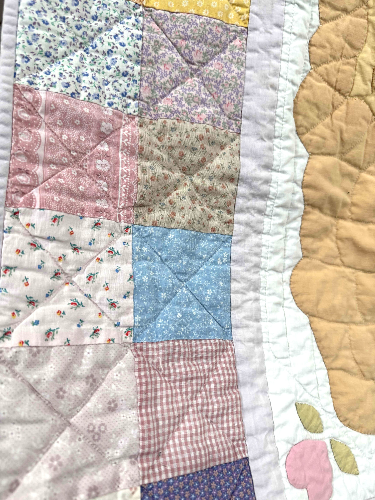 Vintage Quilt Child's Bunny Quilt
