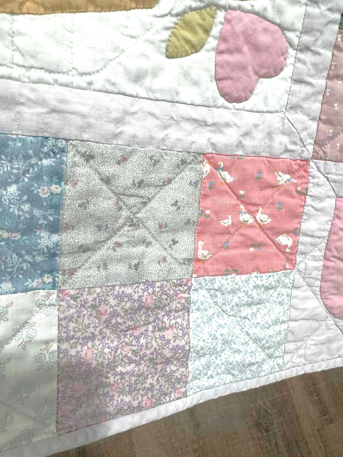 Vintage Quilt Child's Bunny Quilt