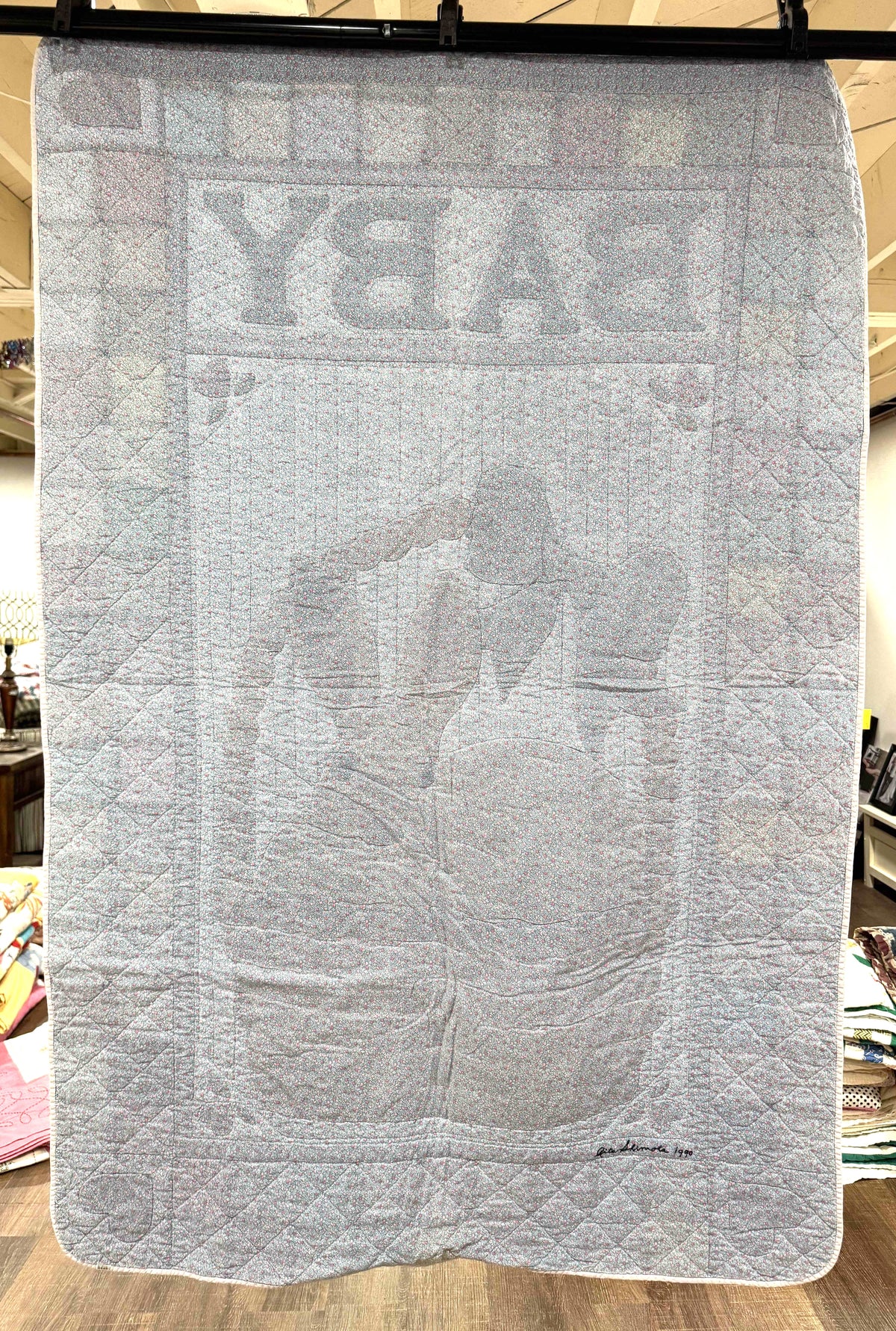 Vintage Quilt Child's Bunny Quilt