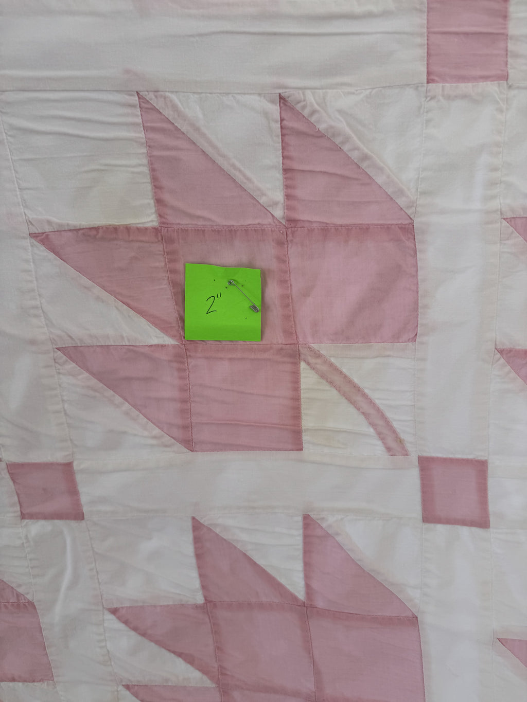 Vintage Quilt Pink Maple Leaf