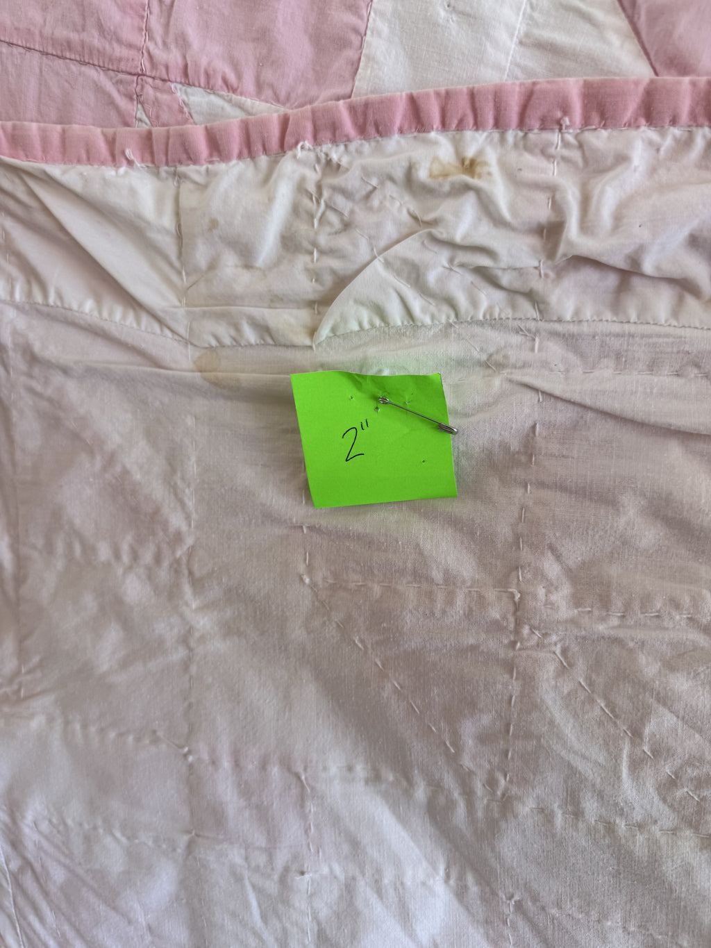 Vintage Quilt Pink Maple Leaf