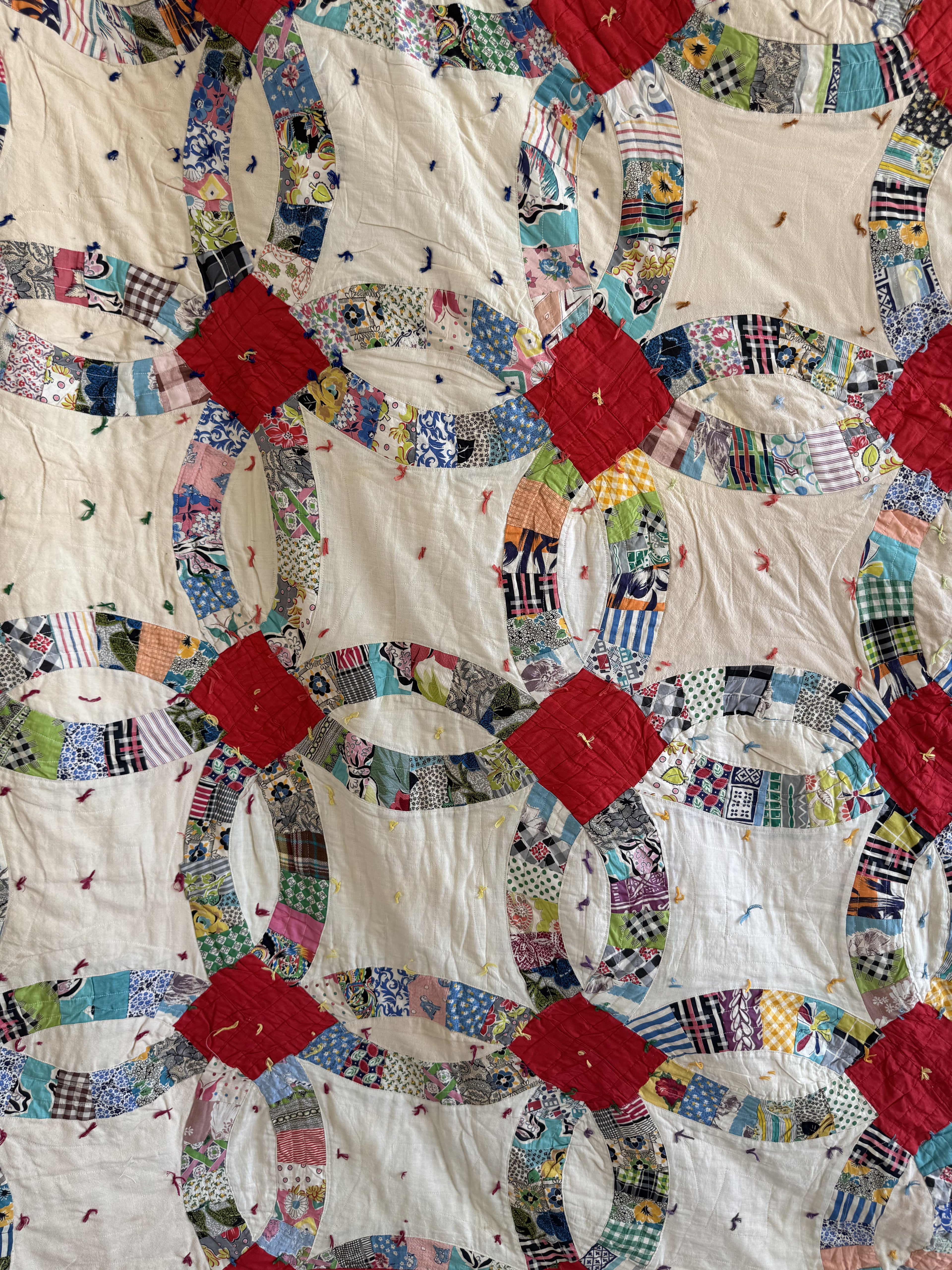 Vintage Quilt Double Wedding Ring