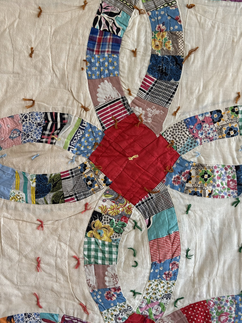 Vintage Quilt Double Wedding Ring