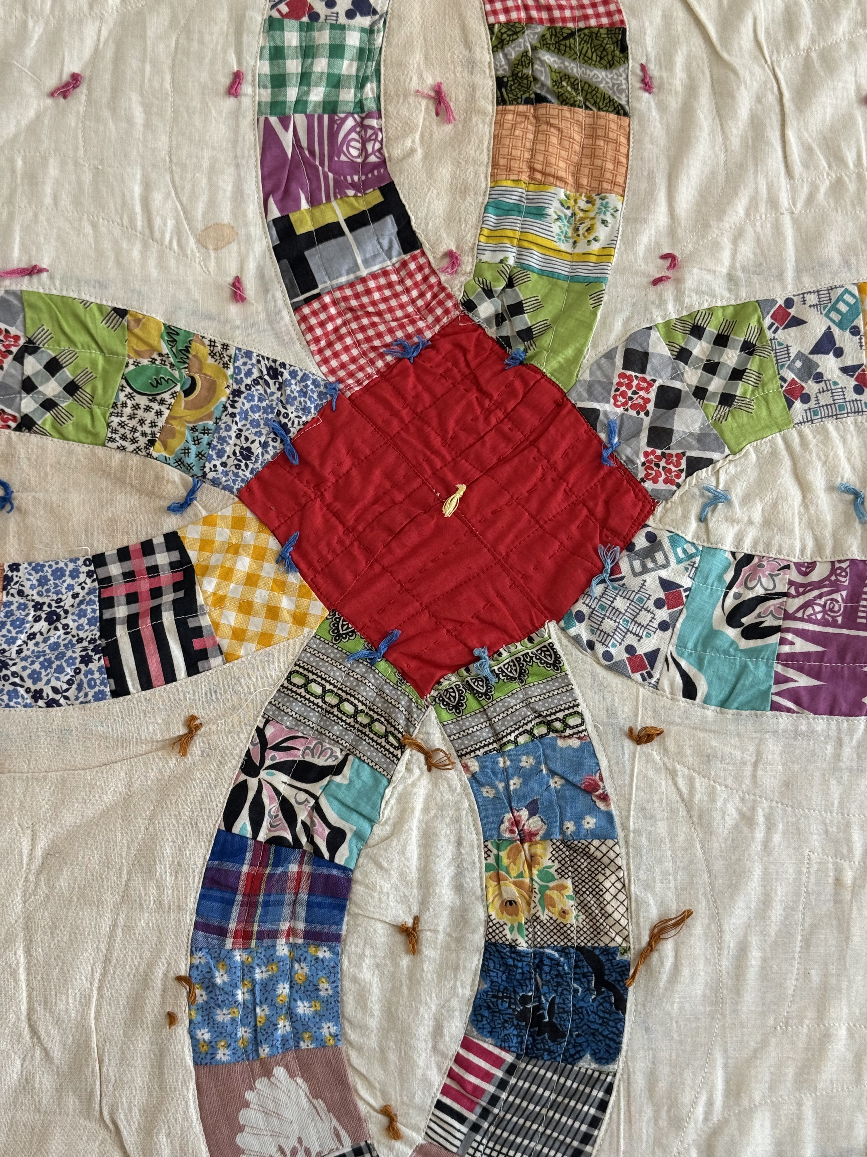 Double Wedding Ring Quilt