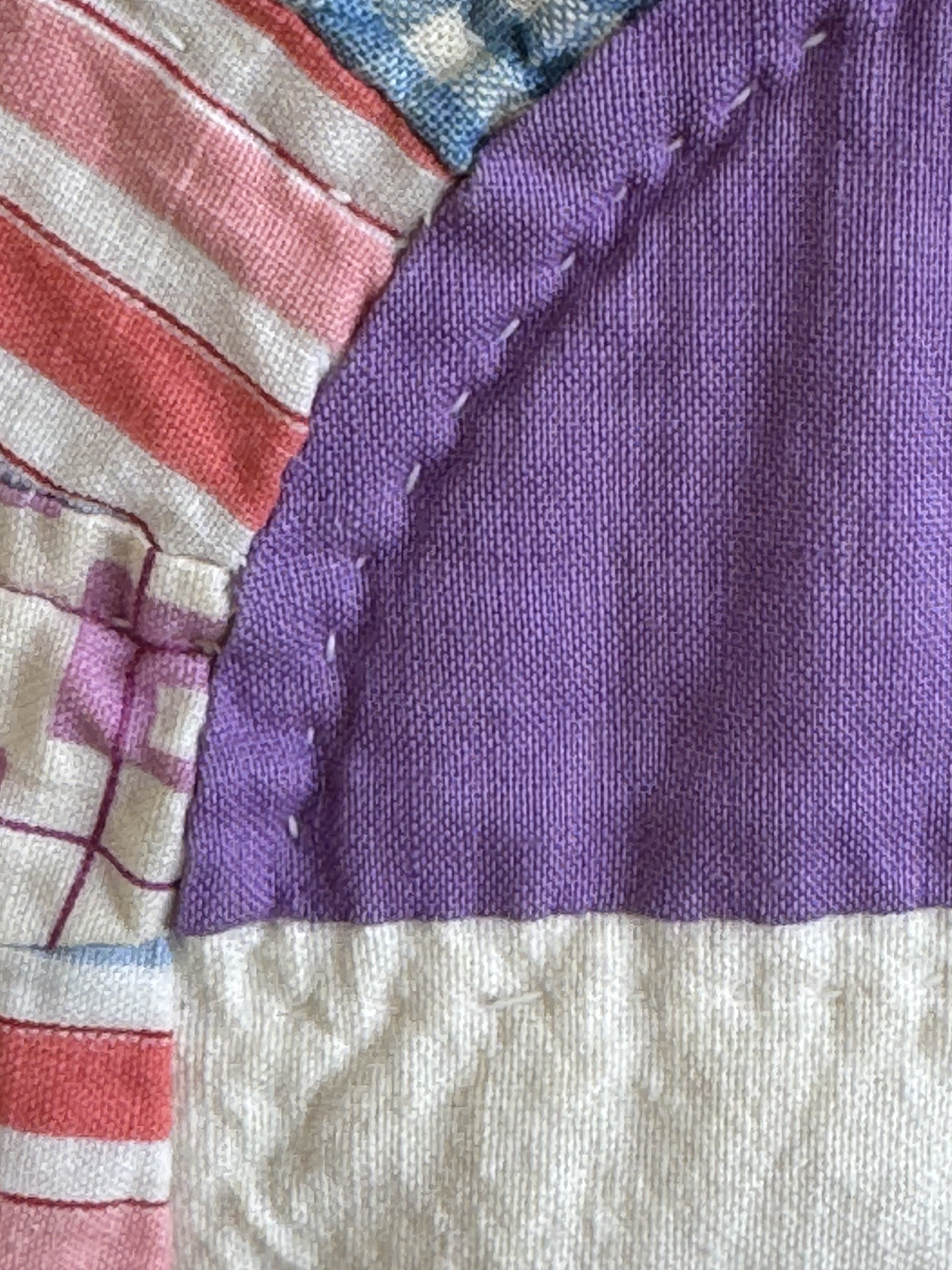 Vintage Quilt Grandmother's Fan Variation
