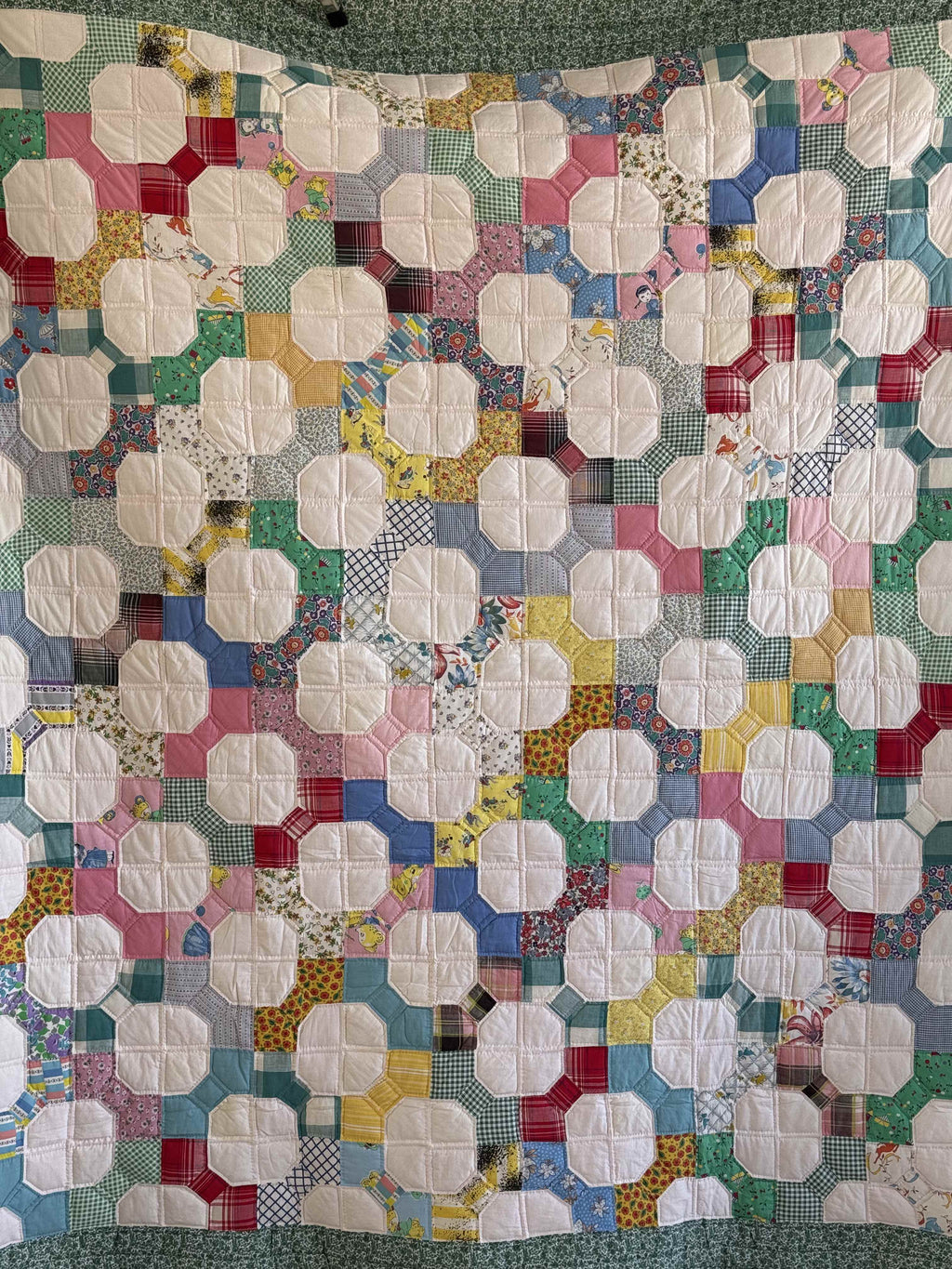 Vintage Bowtie Quilt 3D Variation Quilt