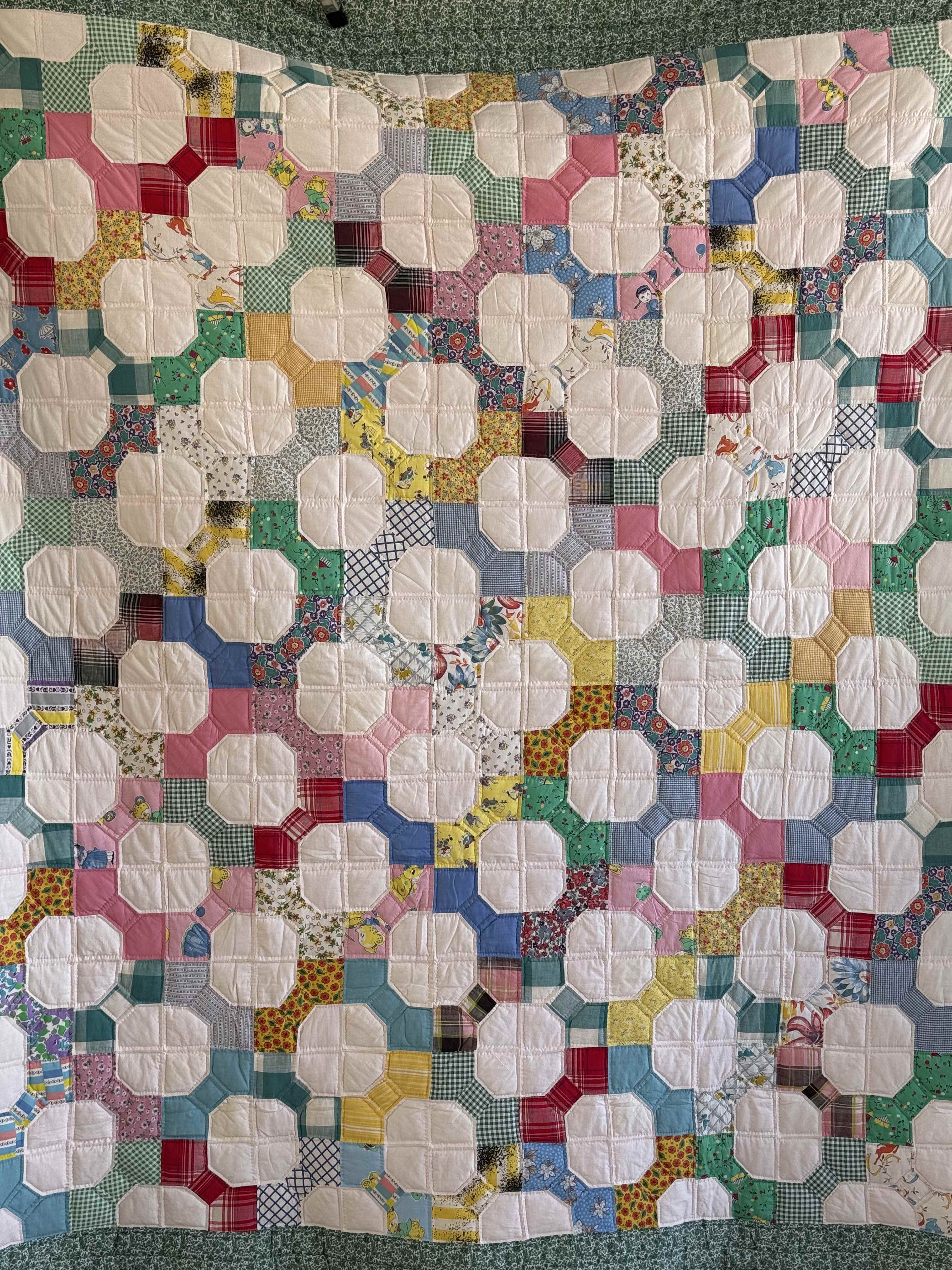 Vintage Bowtie Quilt 3D Variation Quilt