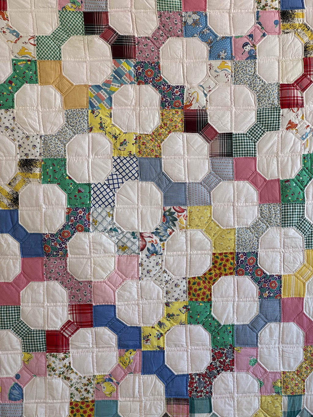Vintage Bowtie Quilt 3D Variation Quilt