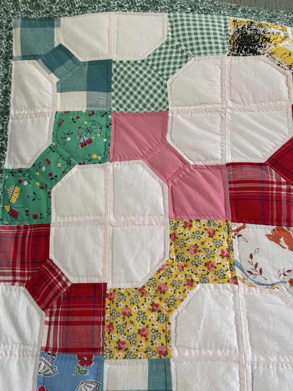 Vintage Bowtie Quilt 3D Variation Quilt