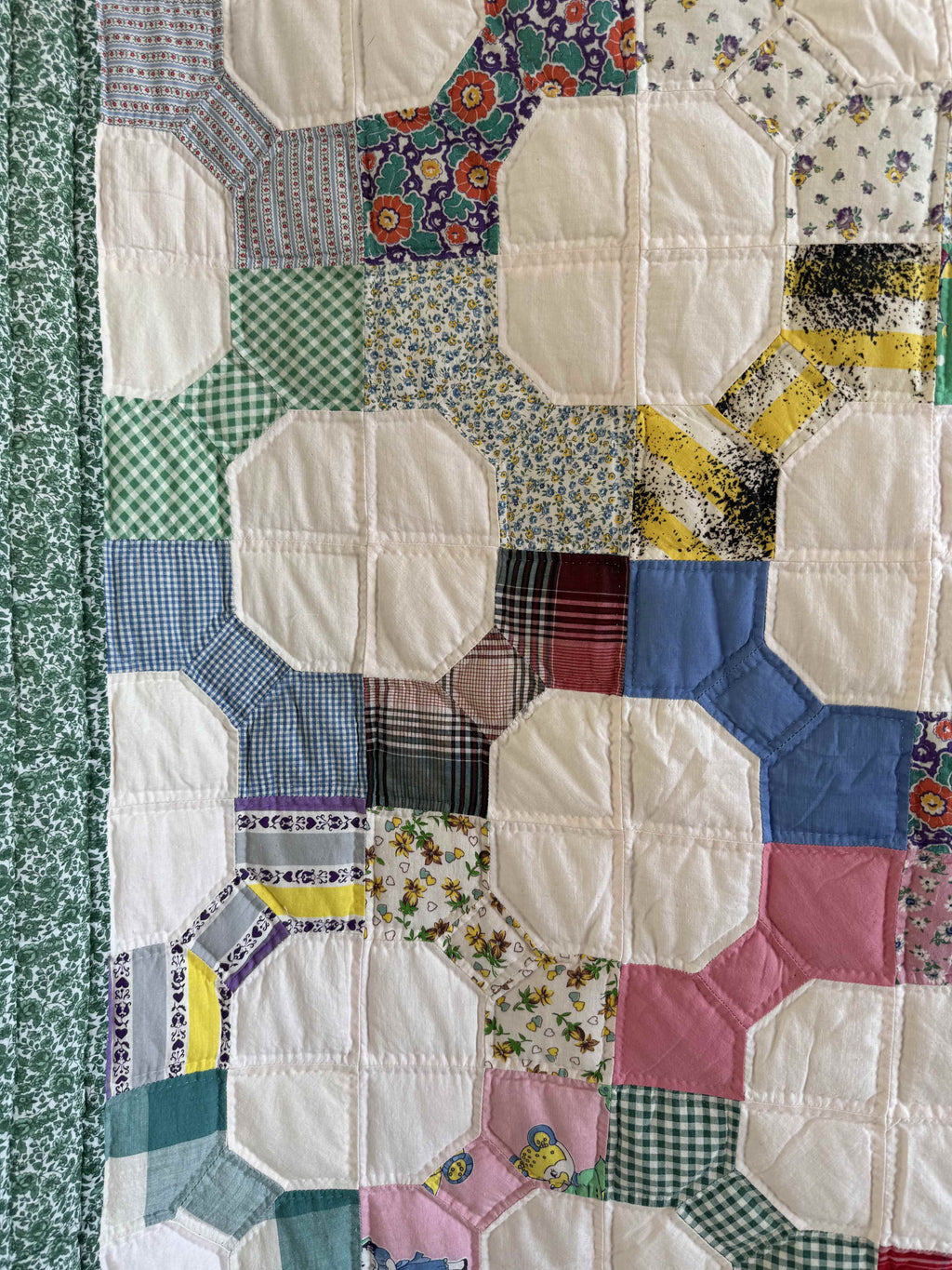 Vintage Bowtie Quilt 3D Variation Quilt