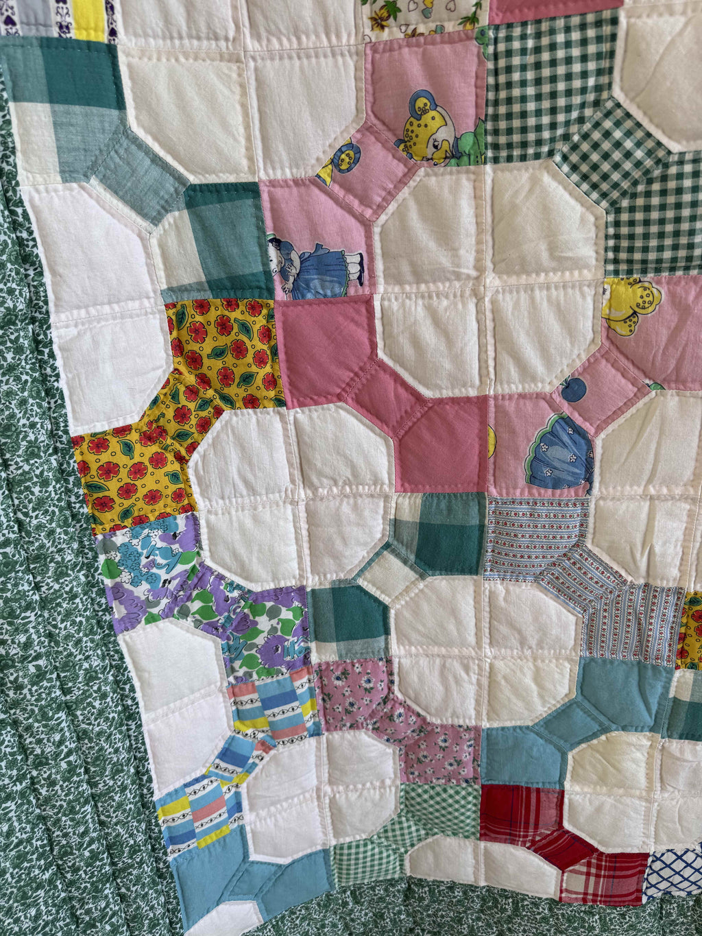 Vintage Bowtie Quilt 3D Variation Quilt