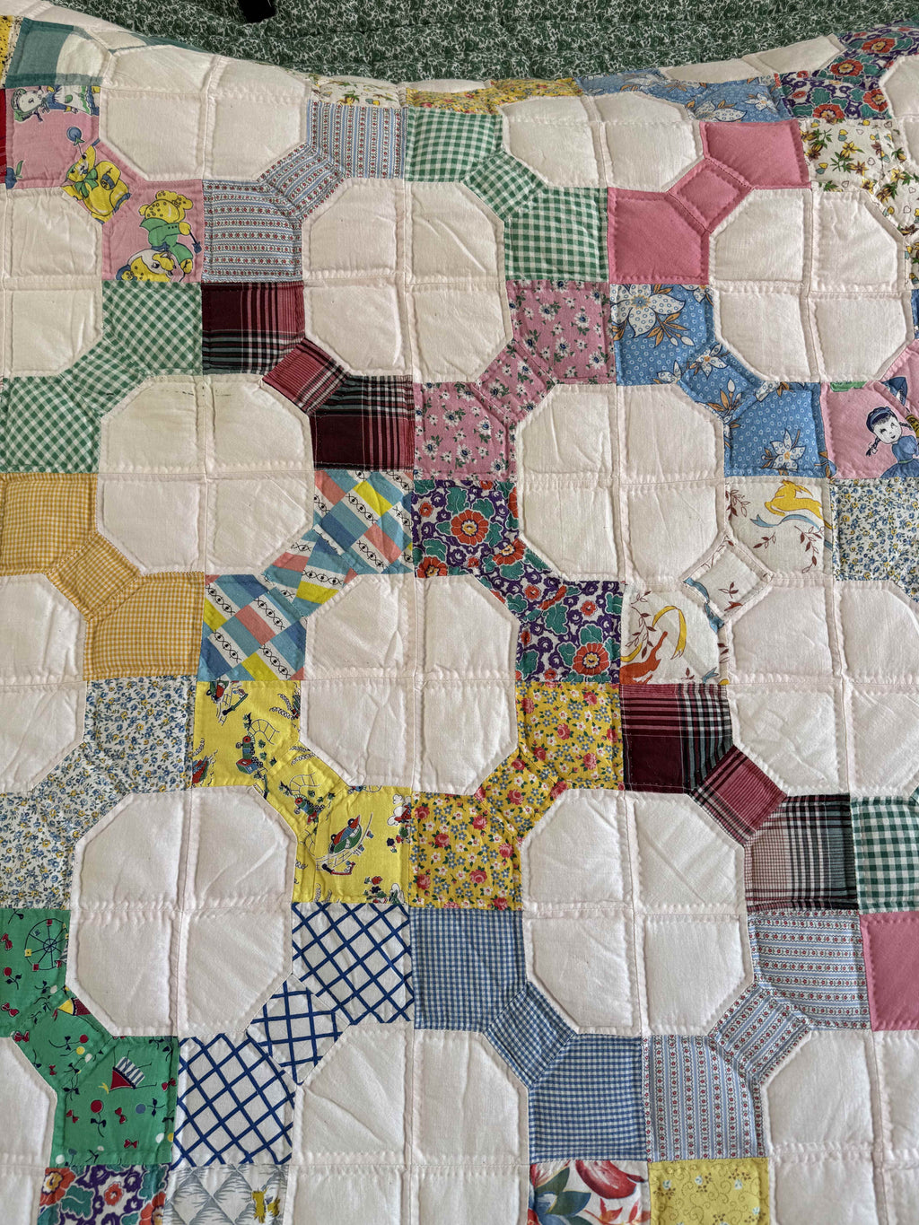 Vintage Bowtie Quilt 3D Variation Quilt
