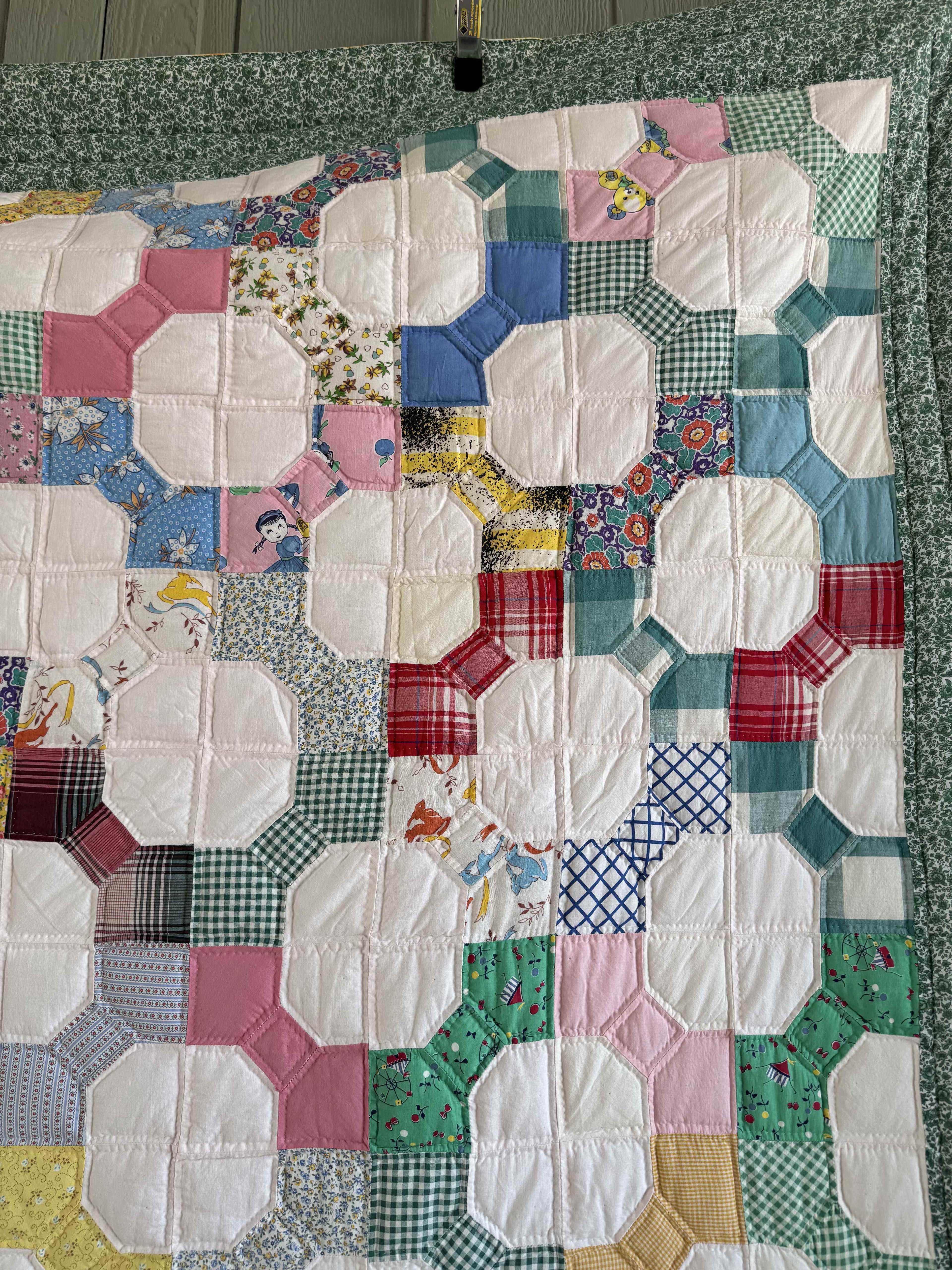 Vintage Bowtie Quilt 3D Variation Quilt