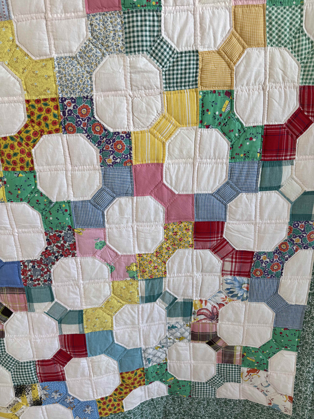Vintage Bowtie Quilt 3D Variation Quilt