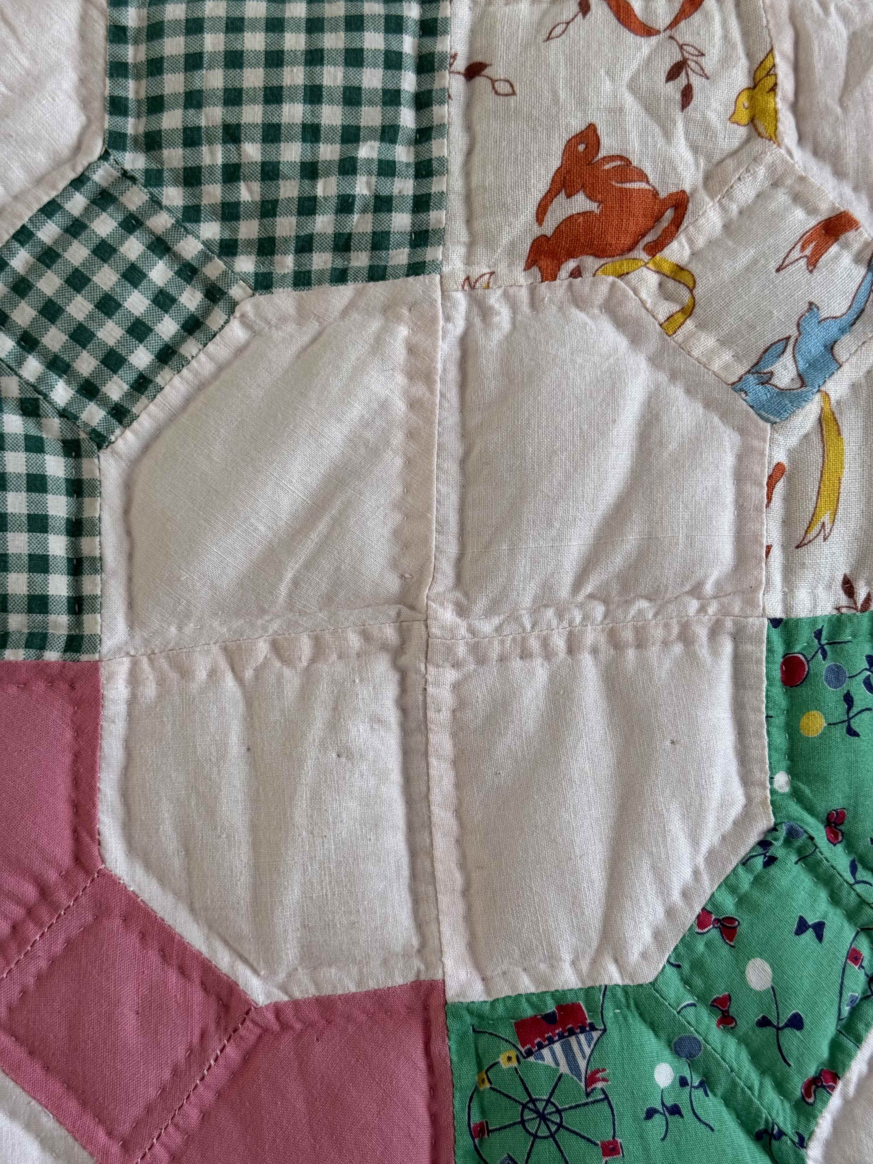 Vintage Bowtie Quilt 3D Variation Quilt