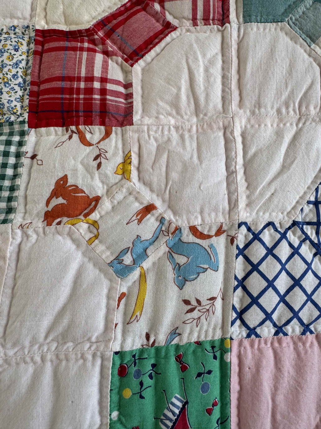 Vintage Bowtie Quilt 3D Variation Quilt
