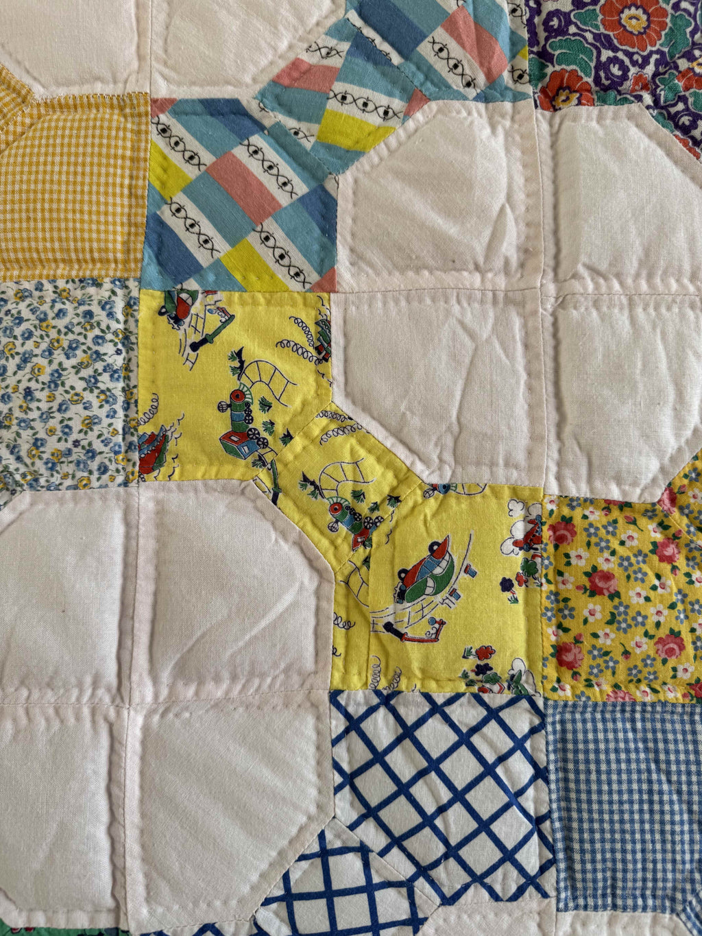 Vintage Bowtie Quilt 3D Variation Quilt