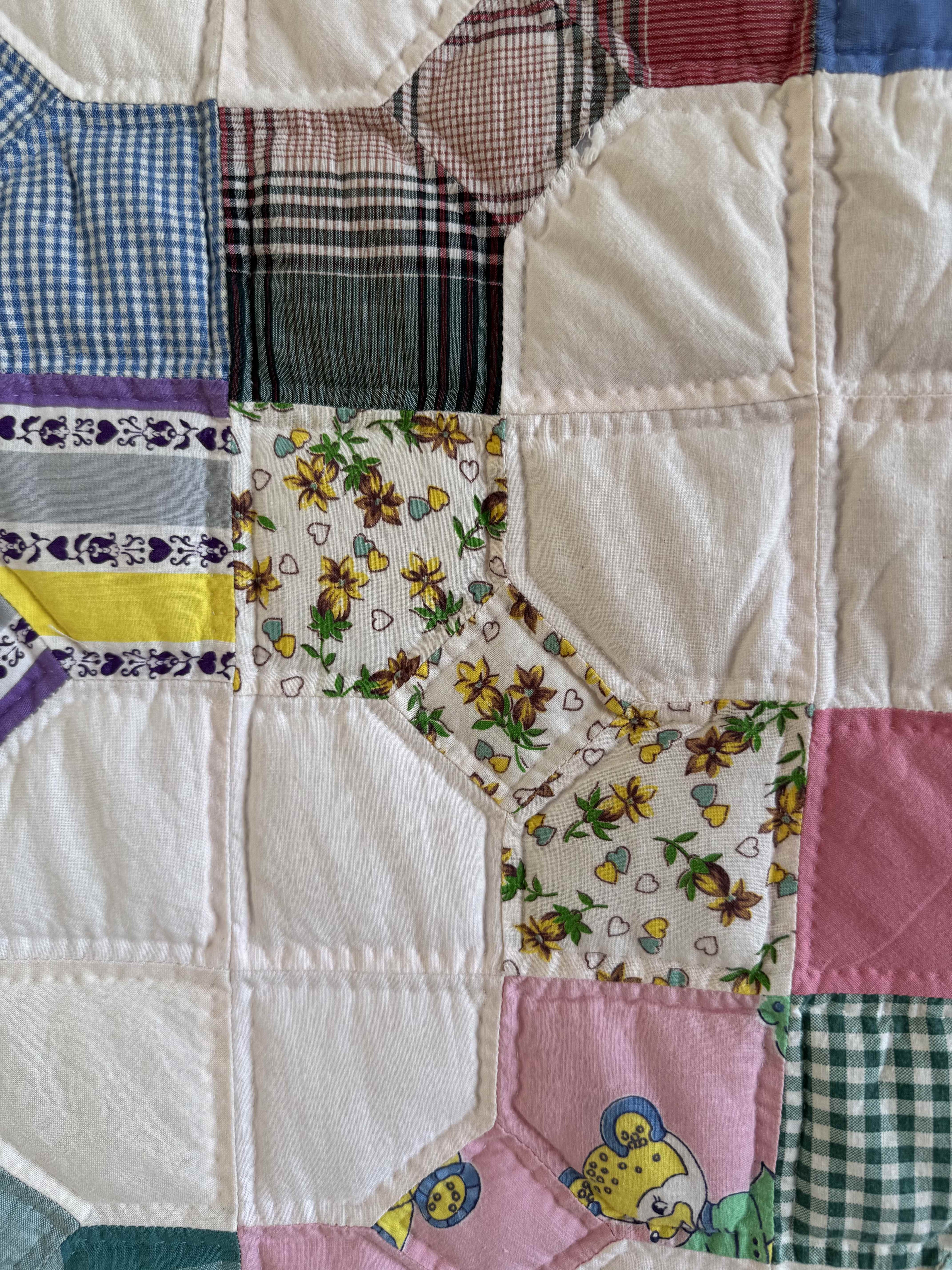 Vintage Bowtie Quilt 3D Variation Quilt