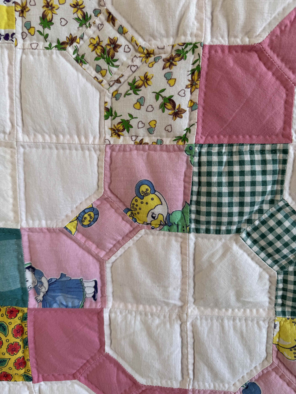 Vintage Bowtie Quilt 3D Variation Quilt