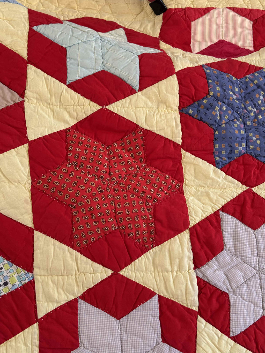 Antique Quilt Hexagonal Set on Point