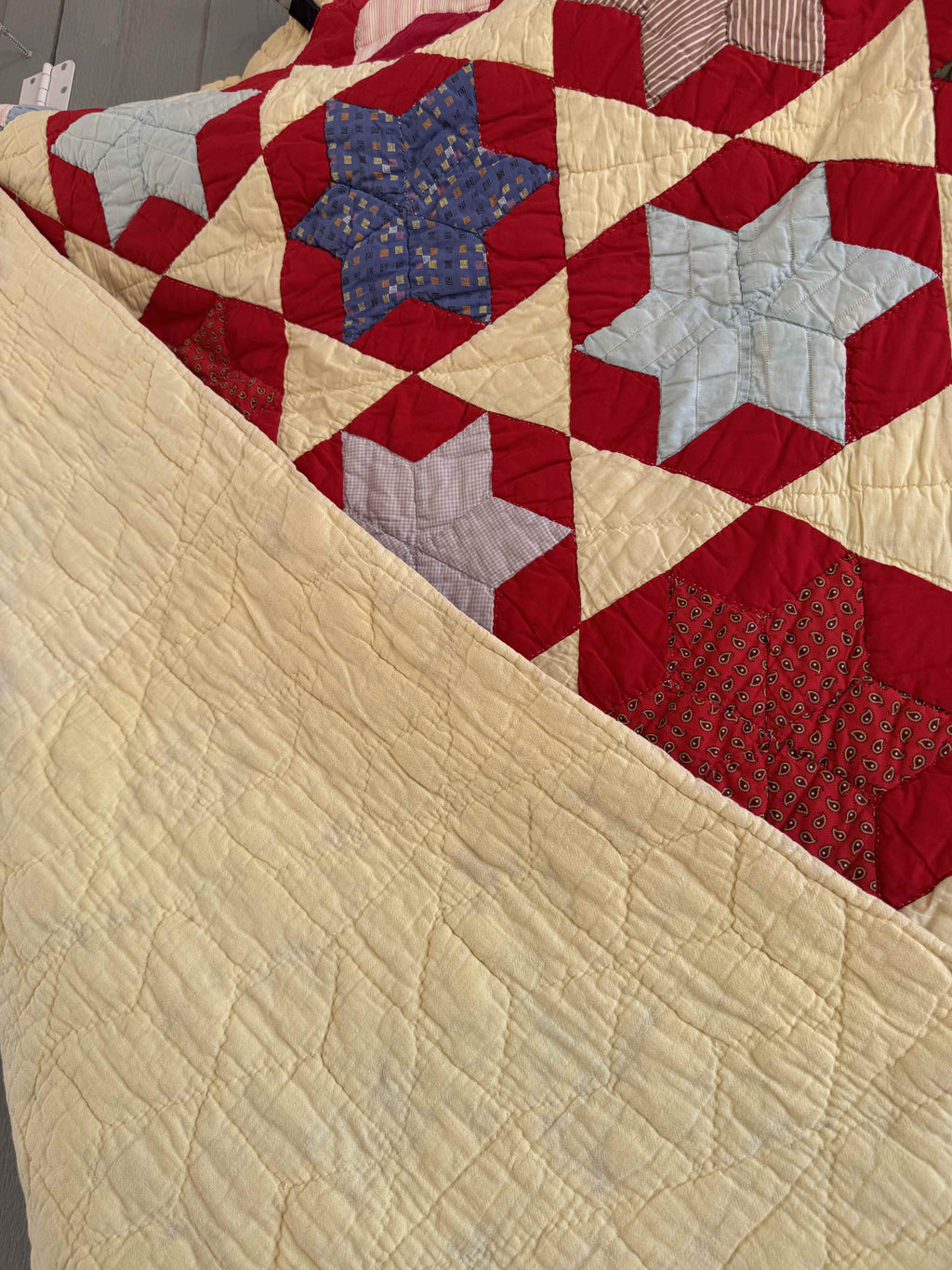 Antique Quilt Hexagonal Set on Point