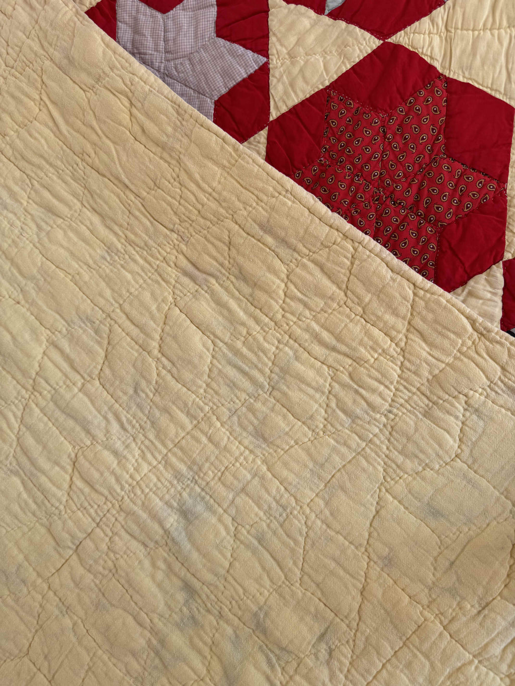 Antique Quilt Hexagonal Set on Point