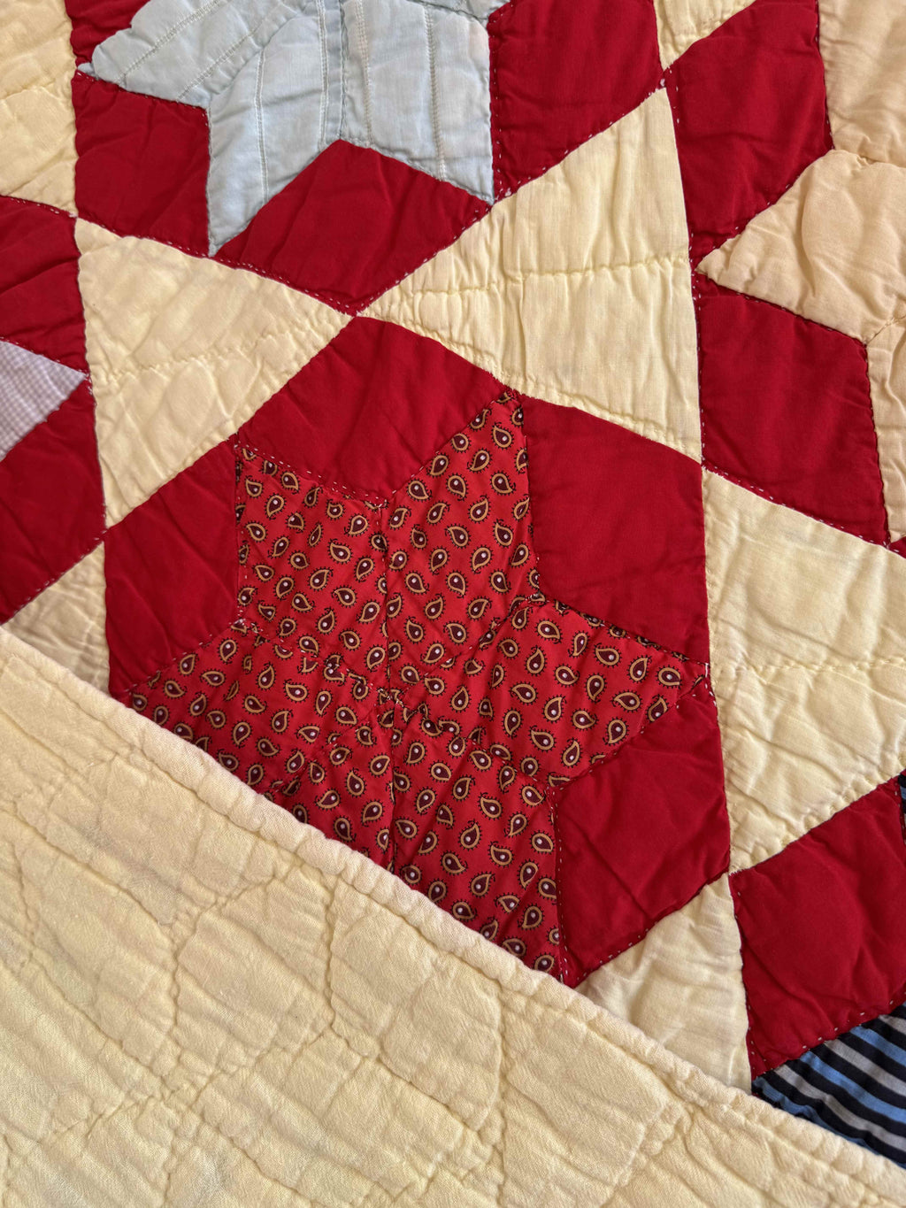 Antique Quilt Hexagonal Set on Point