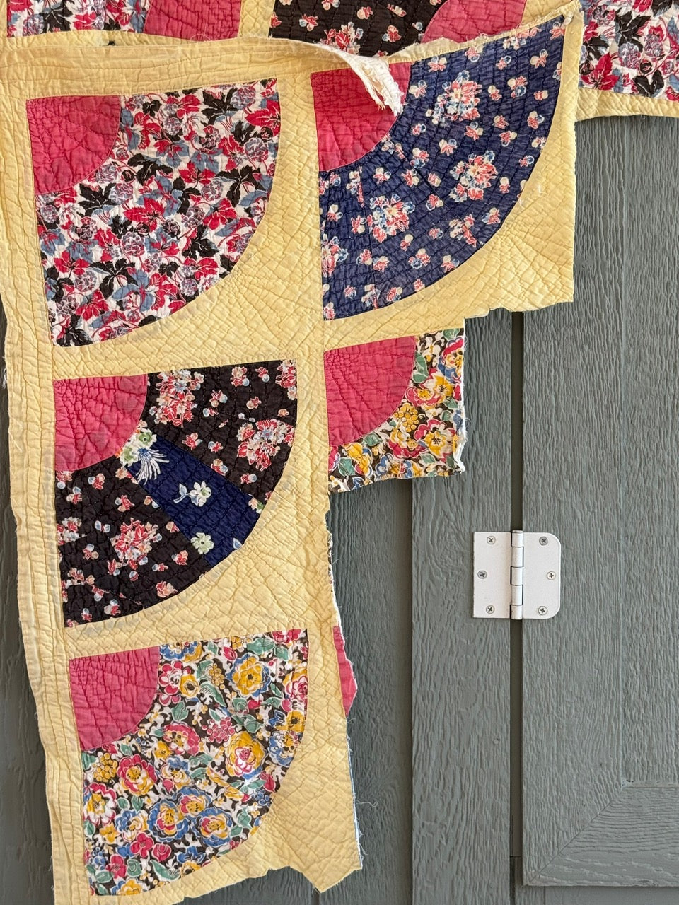 Vintage Cutter Quilt Grandmother's Fan