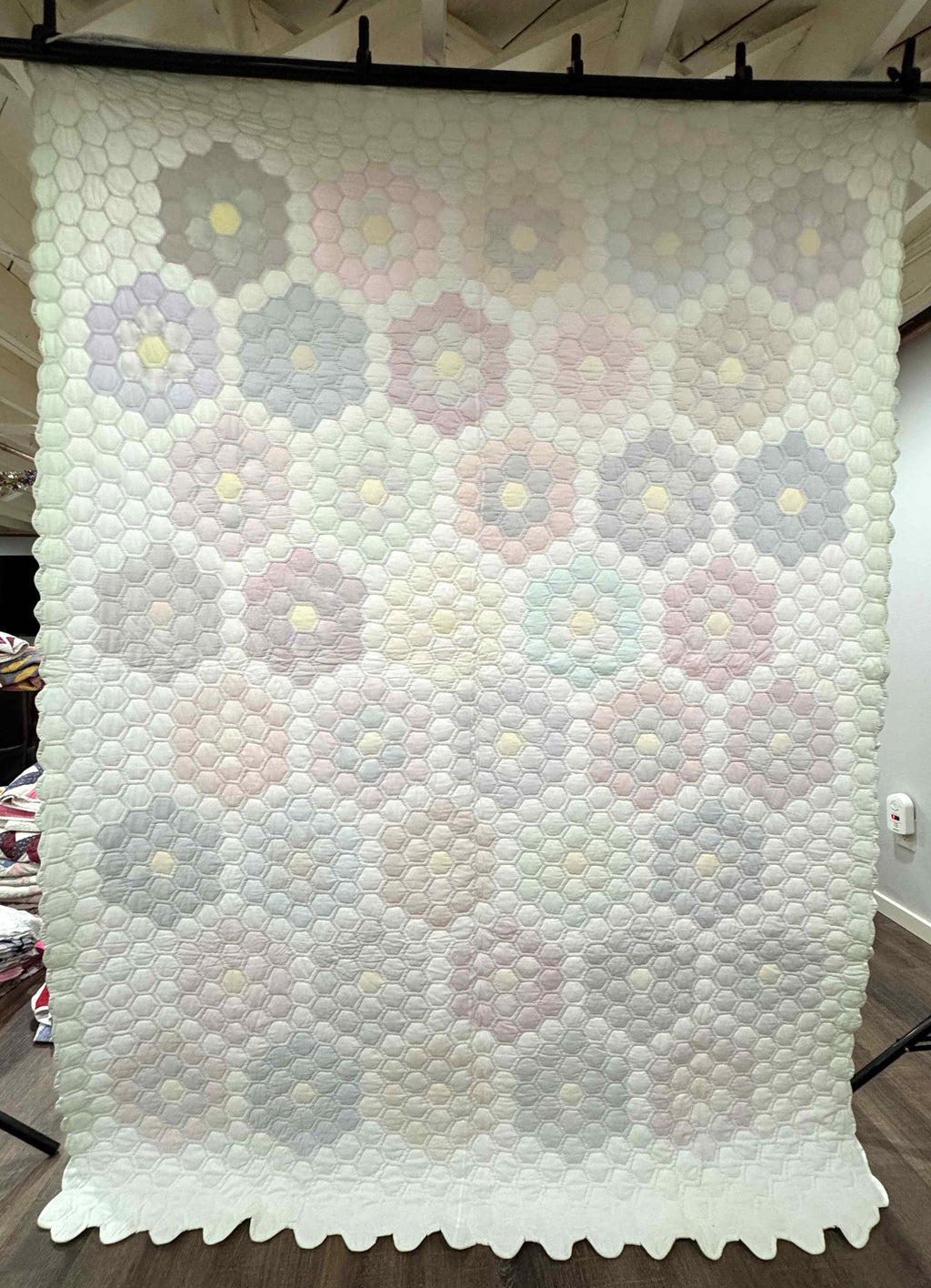 Vintage Quilt Grandmother's Flower Garden