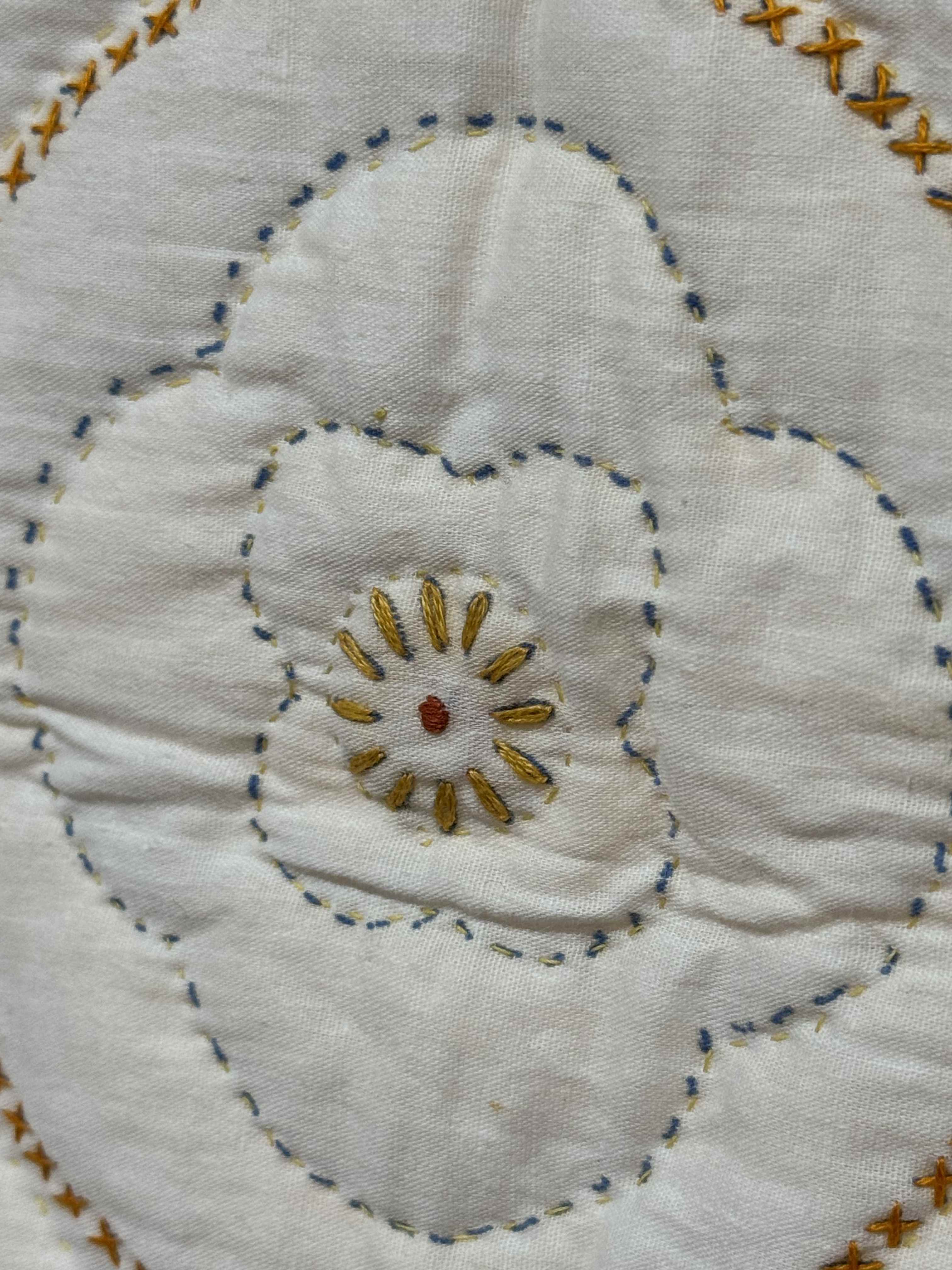 Vintage Shoo Fly Medallion Quilt