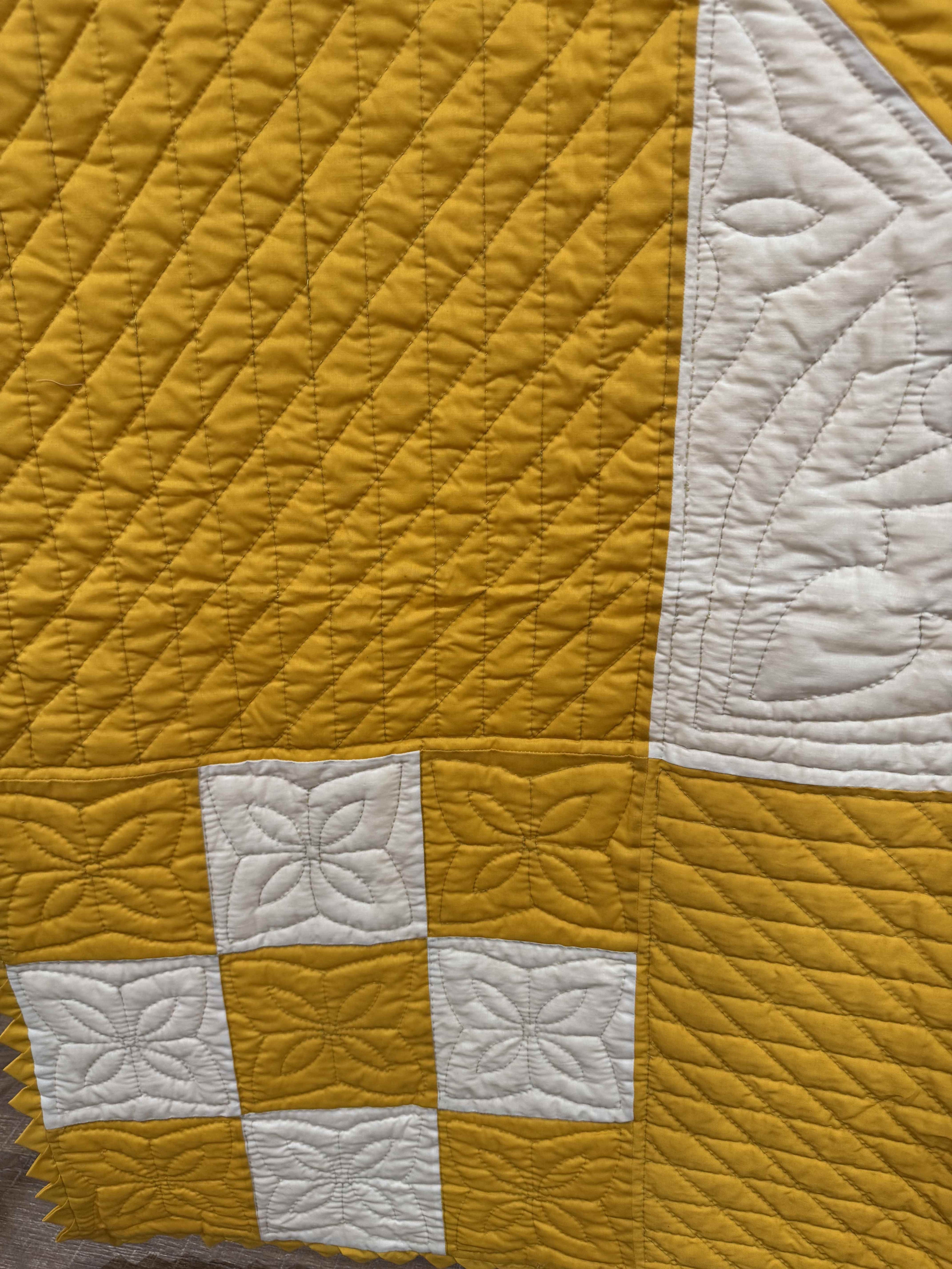 Vintage Shoo Fly Medallion Quilt