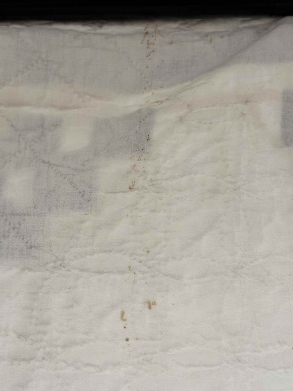 Antique Quilt Cadet Blue Triple Irish Chain