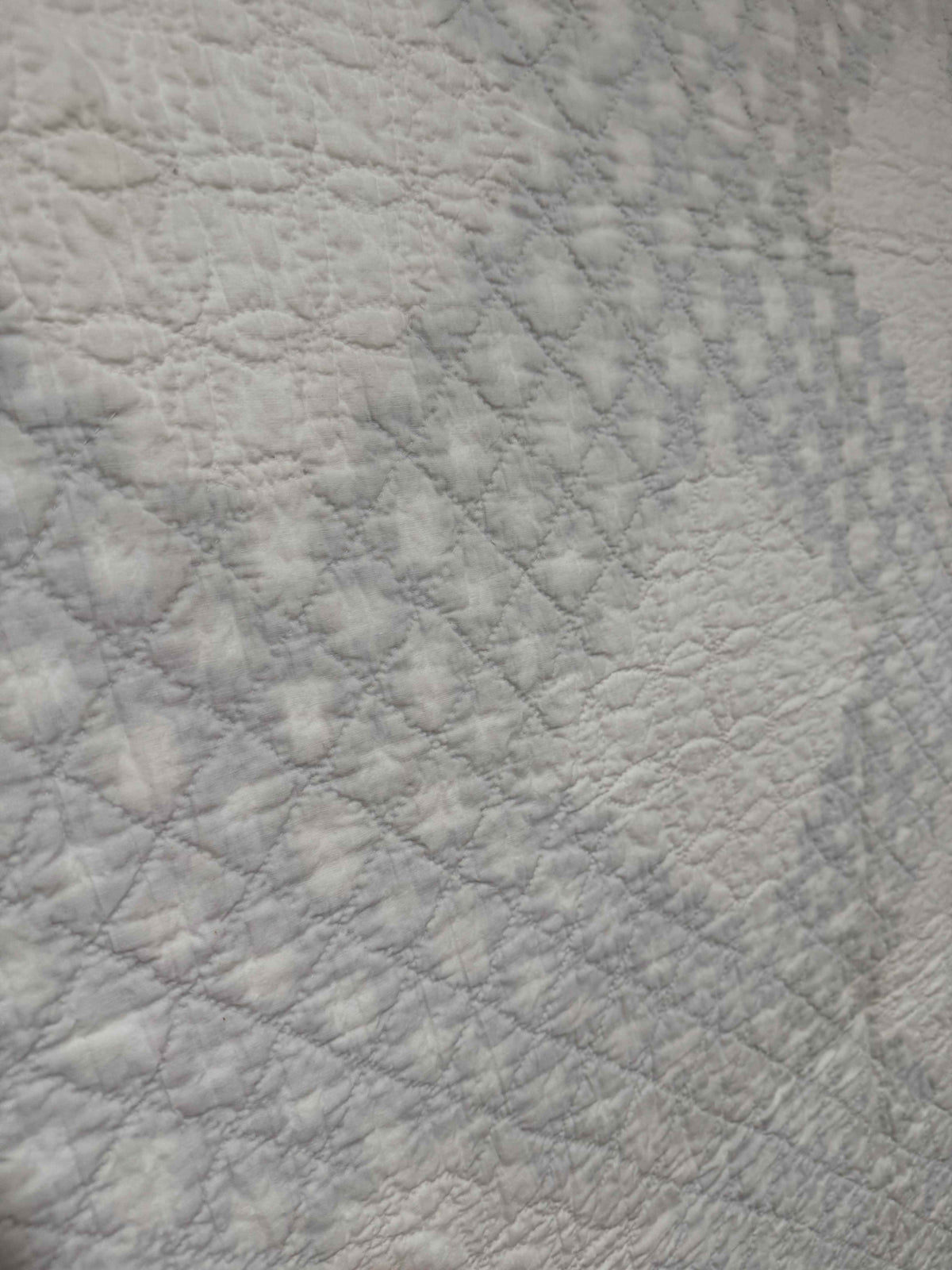 Antique Quilt Cadet Blue Triple Irish Chain