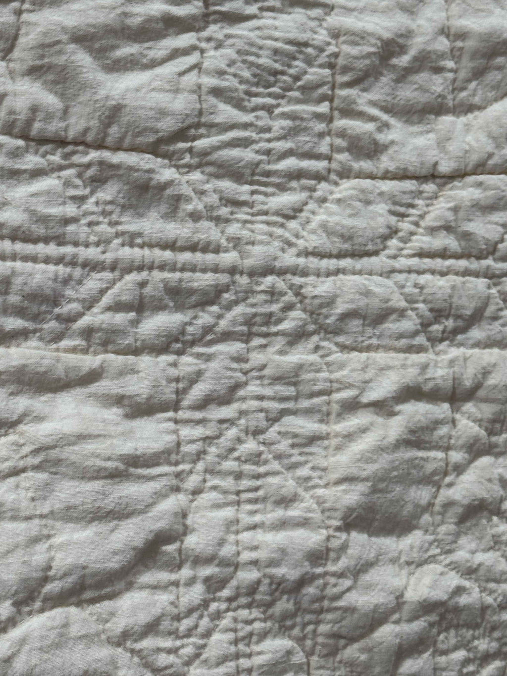 **SOLD** Vintage Quilt Lattice Yellow **SOLD**