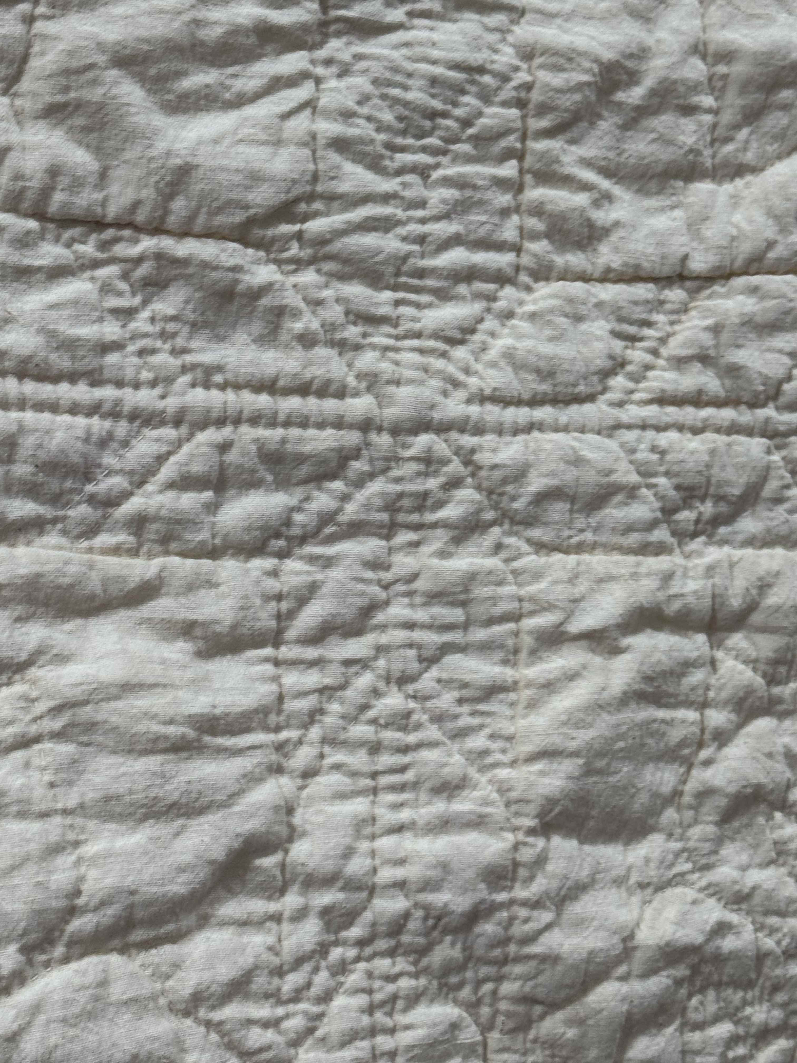 **SOLD** Vintage Quilt Lattice Yellow **SOLD**