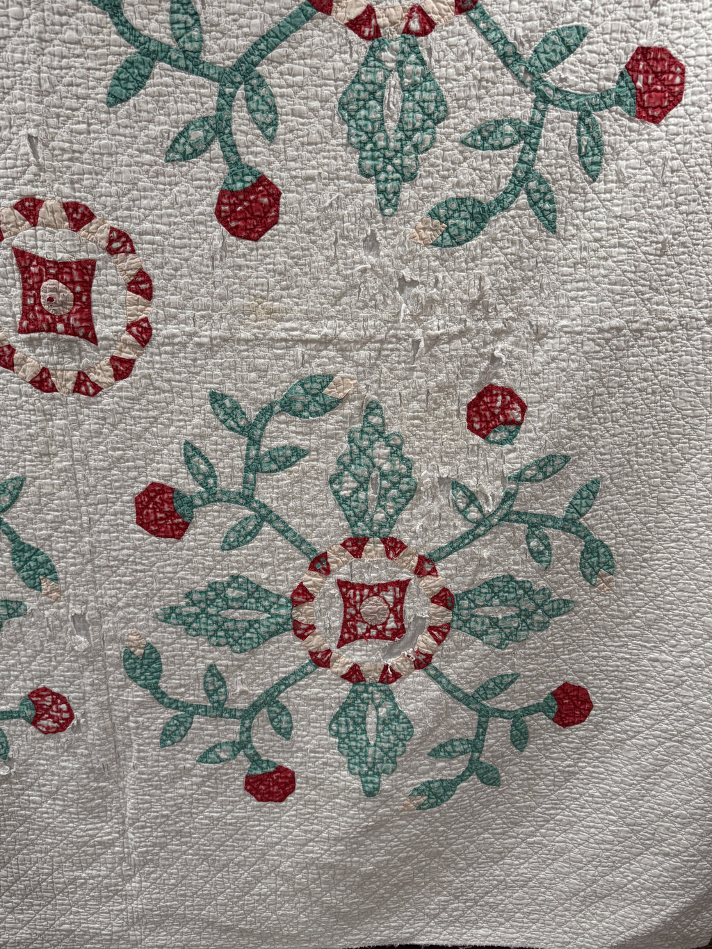 Vintage Cutter Quilt Mid Century Applique