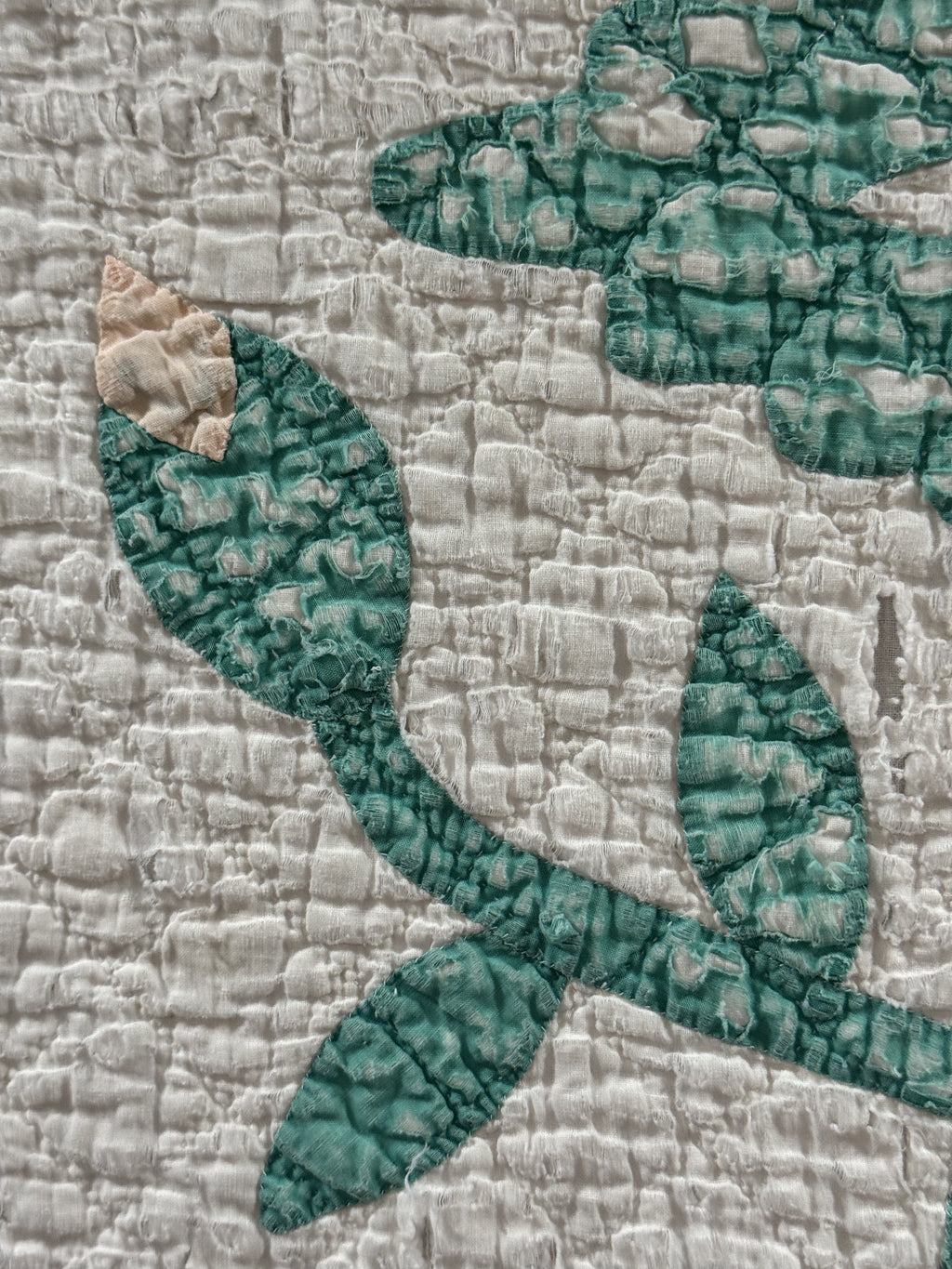 Vintage Cutter Quilt Mid Century Applique