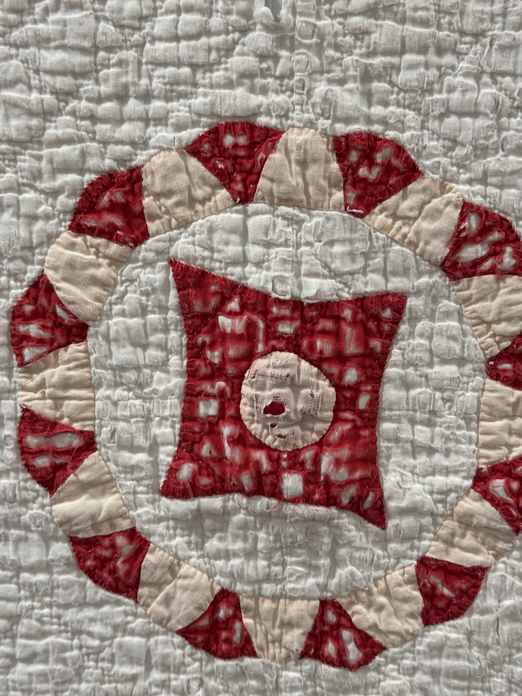 Vintage Cutter Quilt Mid Century Applique