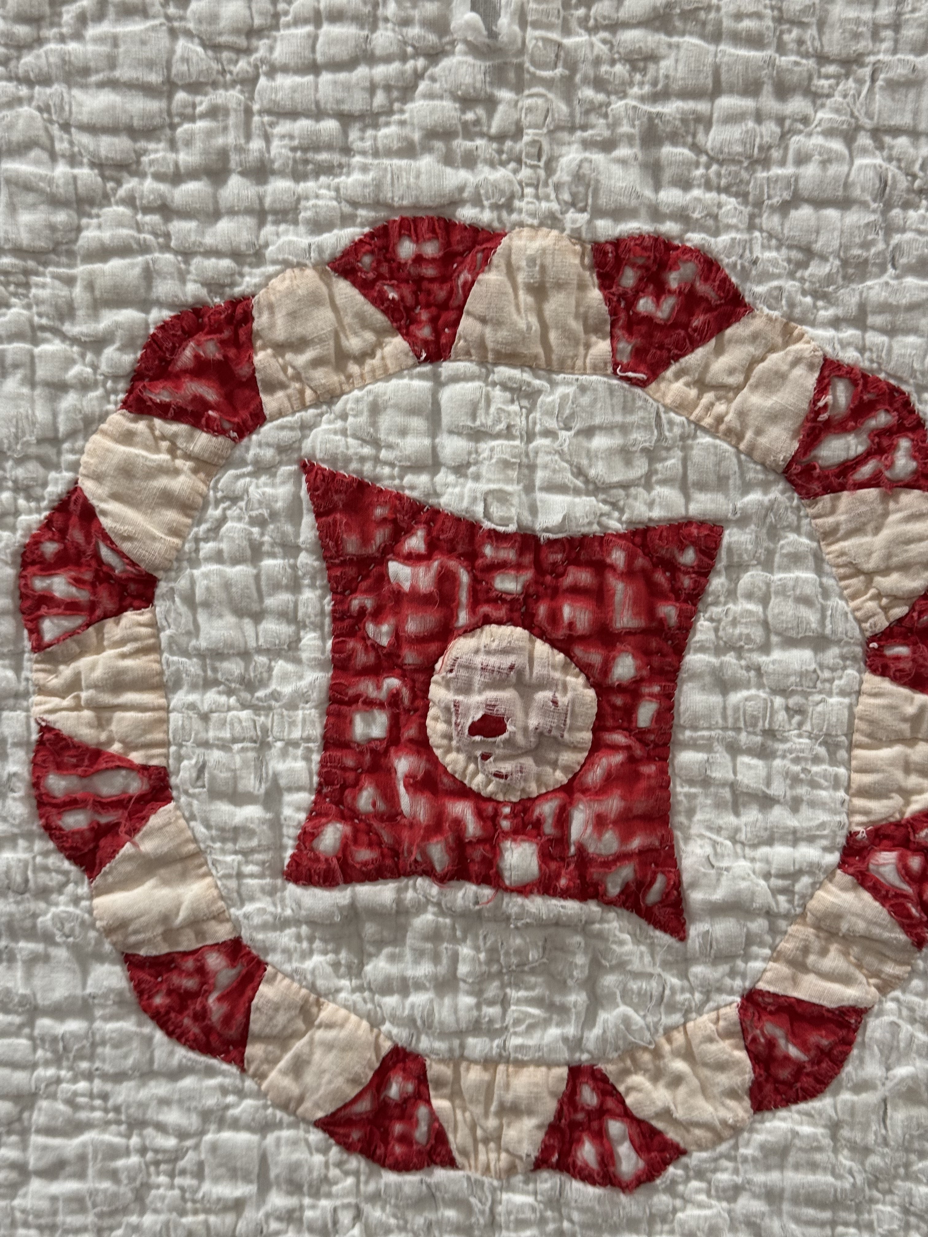 Vintage Cutter Quilt Mid Century Applique