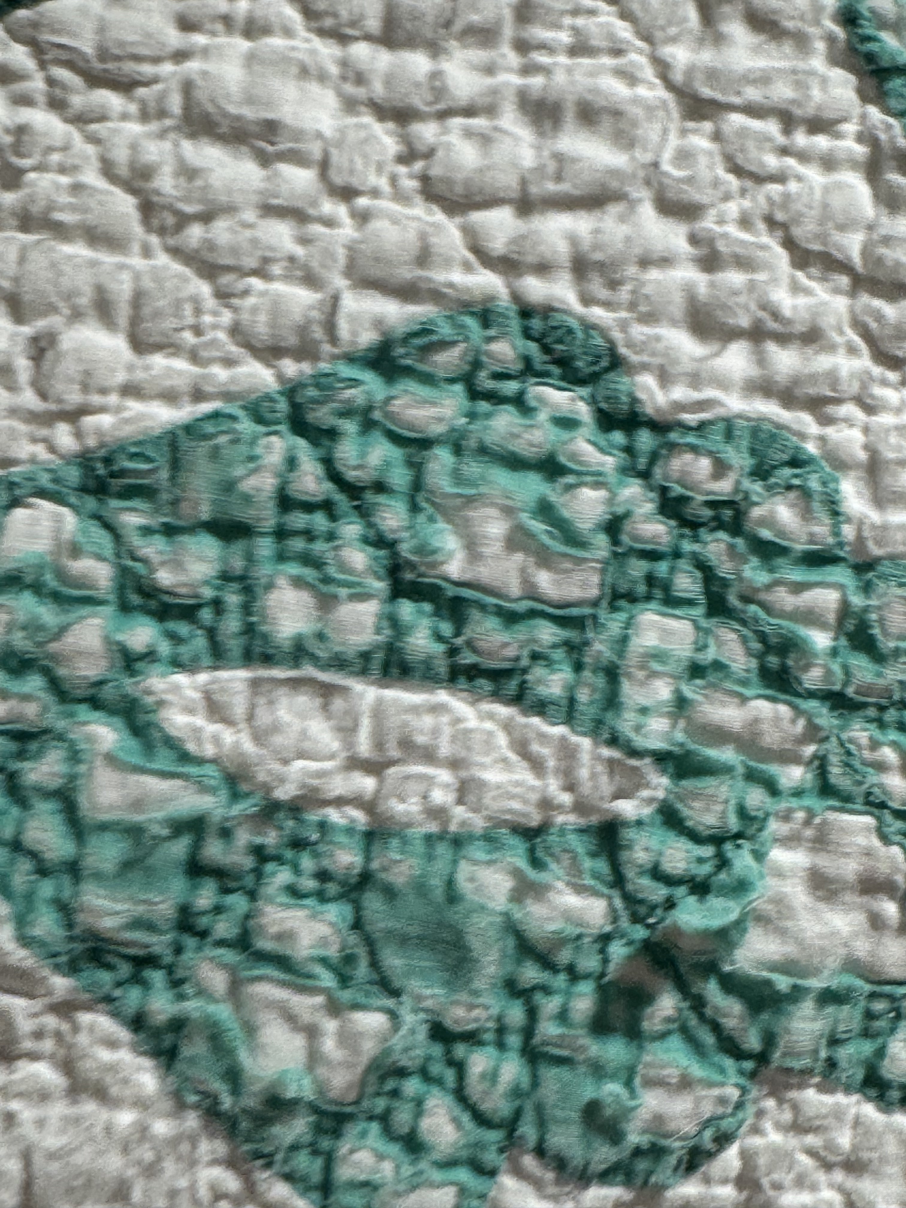 Vintage Cutter Quilt Mid Century Applique