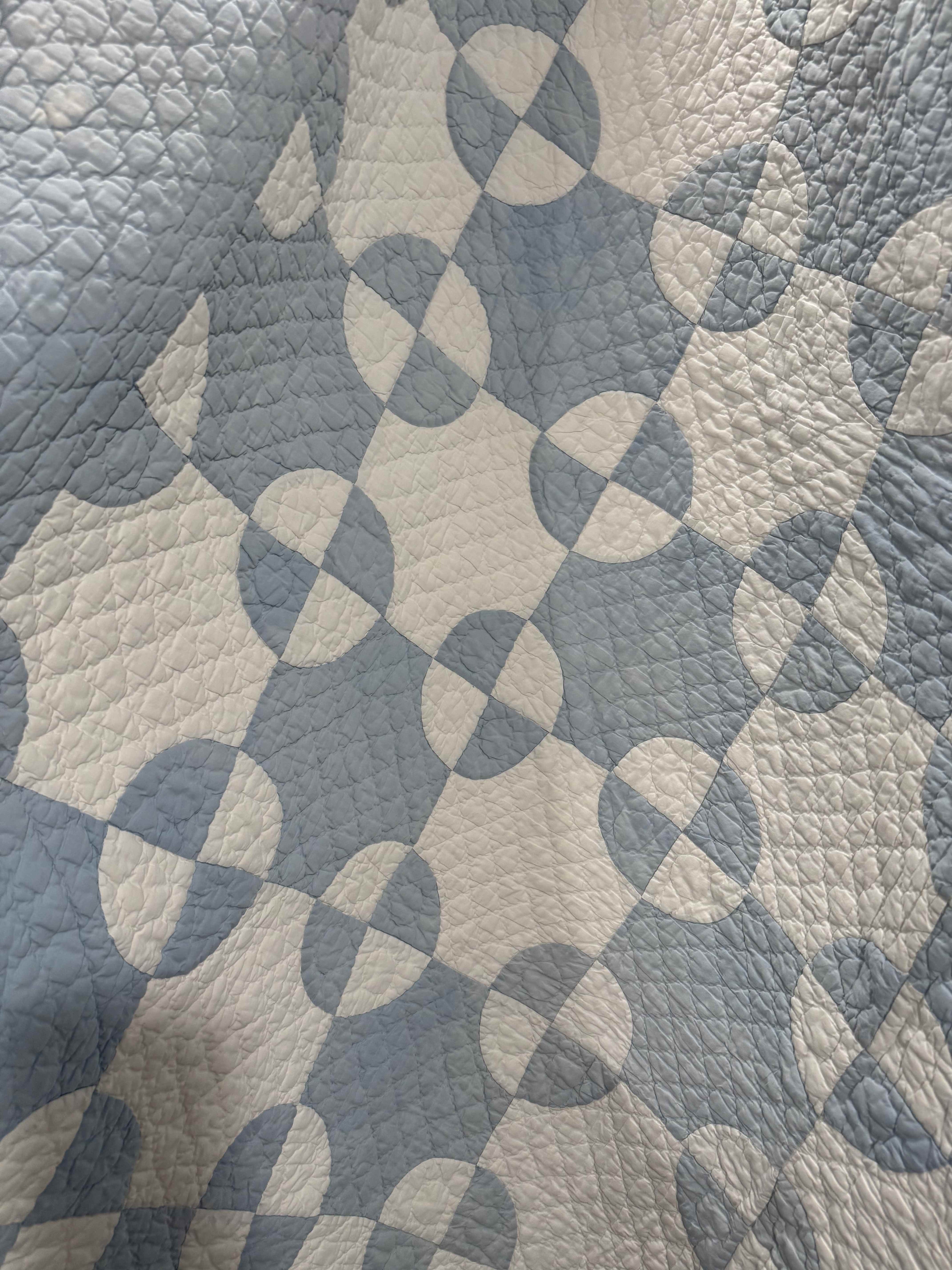**SOLD** Vintage Old Mill Wheel Quilt **SOLD**