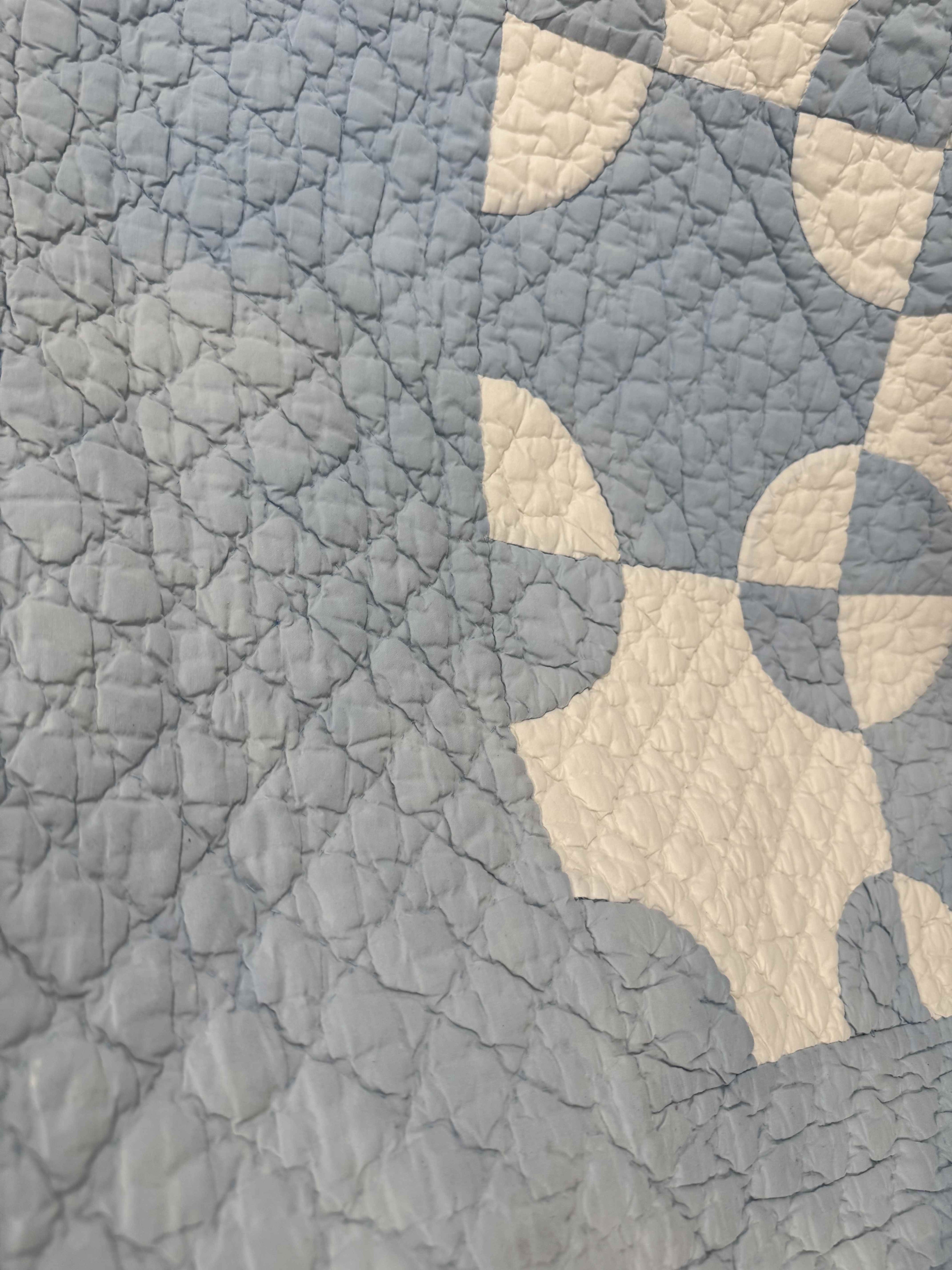 **SOLD** Vintage Old Mill Wheel Quilt **SOLD**