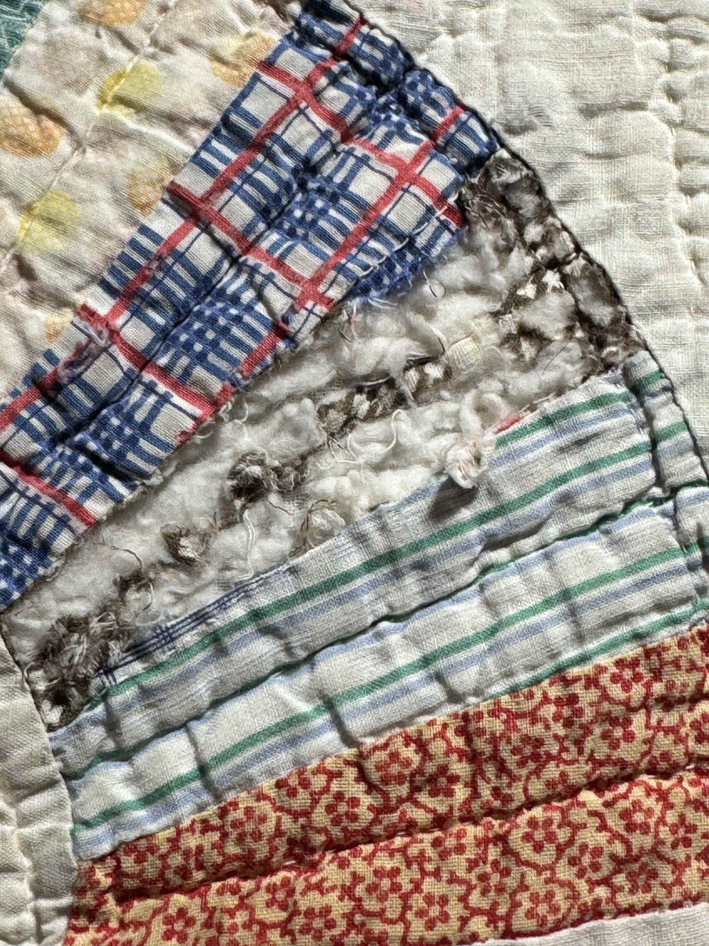 **SOLD** Vintage Grandmother's Fan Pink Feed Sack Quilt **SOLD**