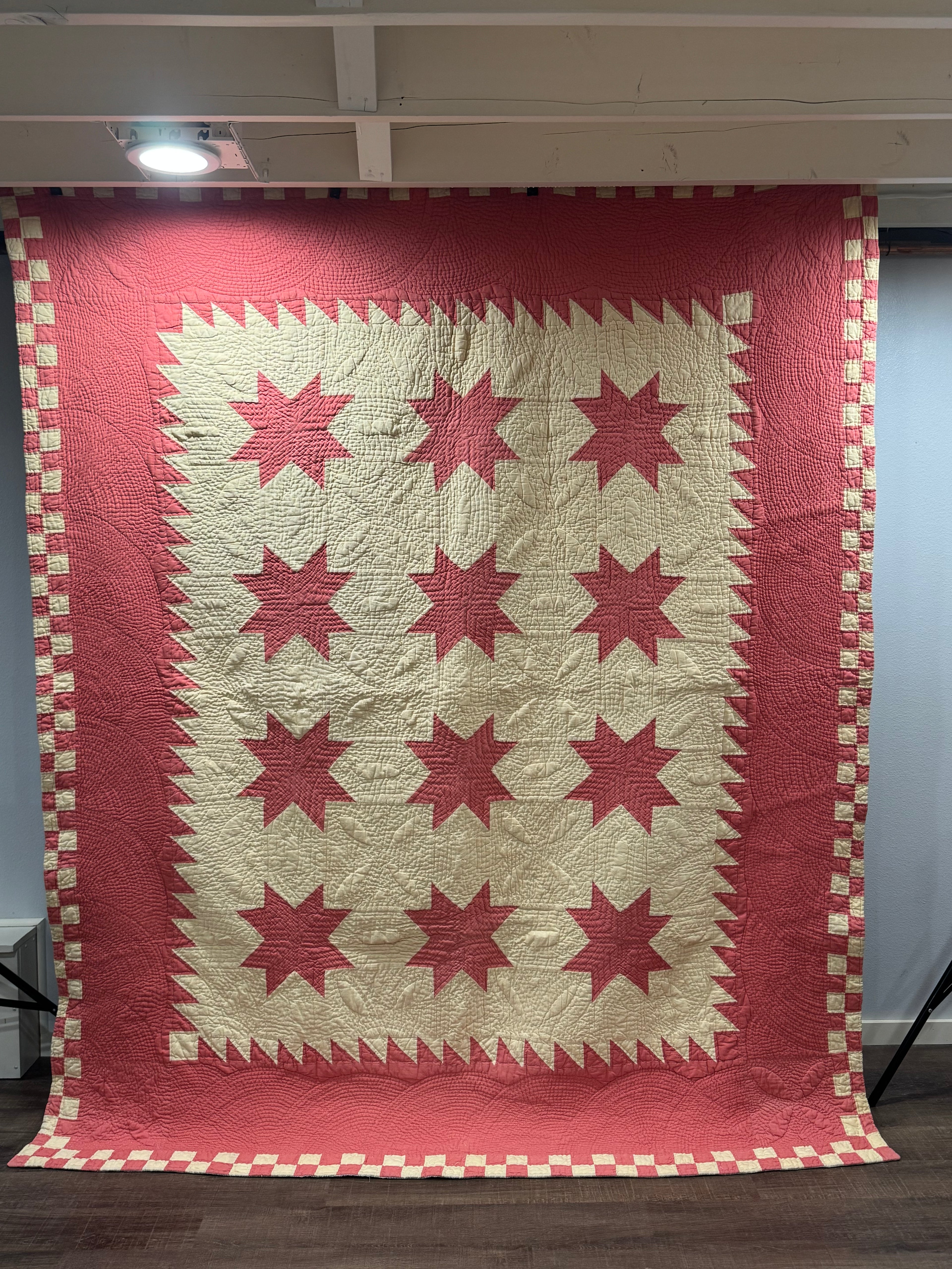 Vintage LeMoyne Star Quilt
