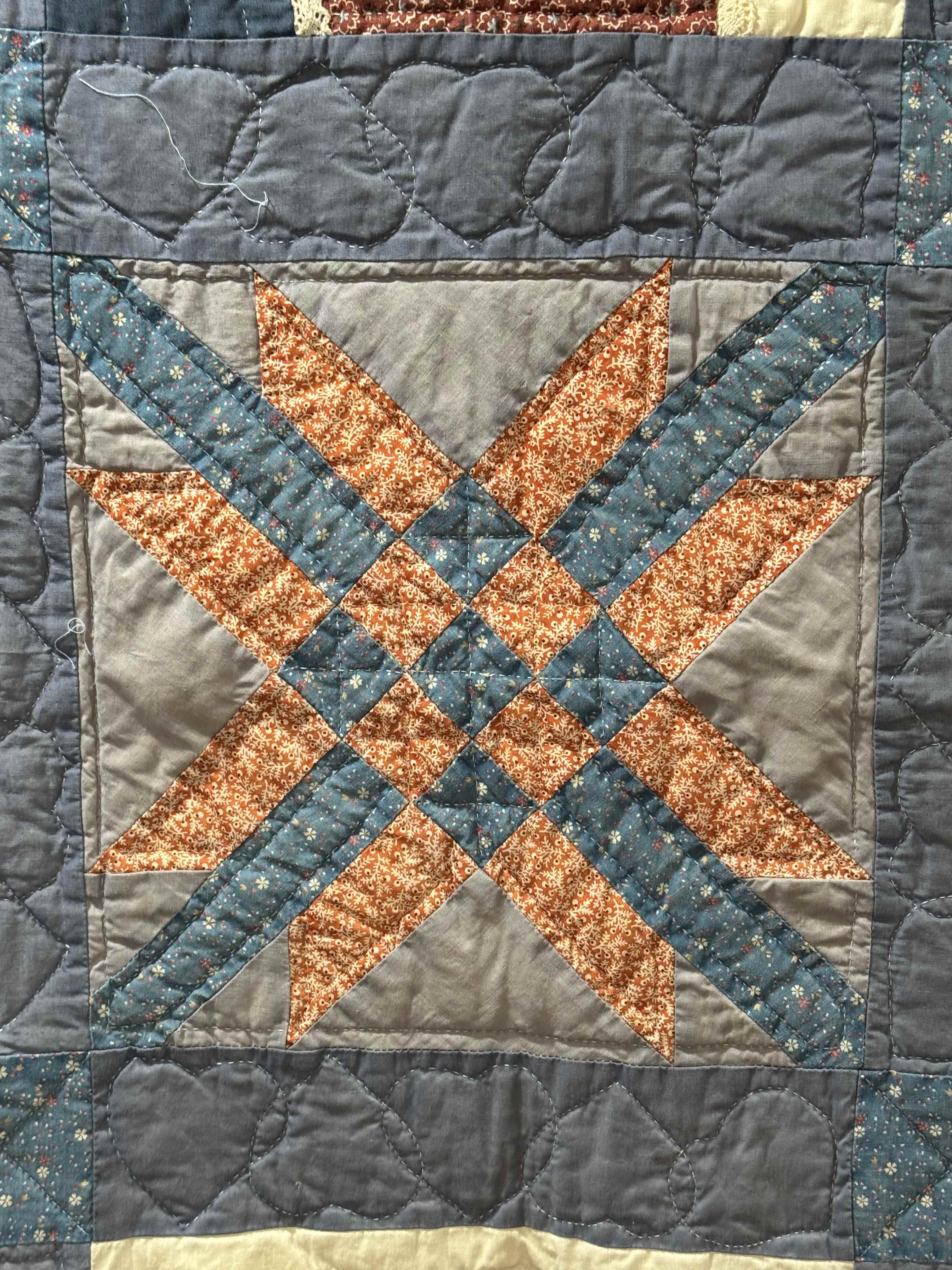 Vintage Sampler Baby Quilt