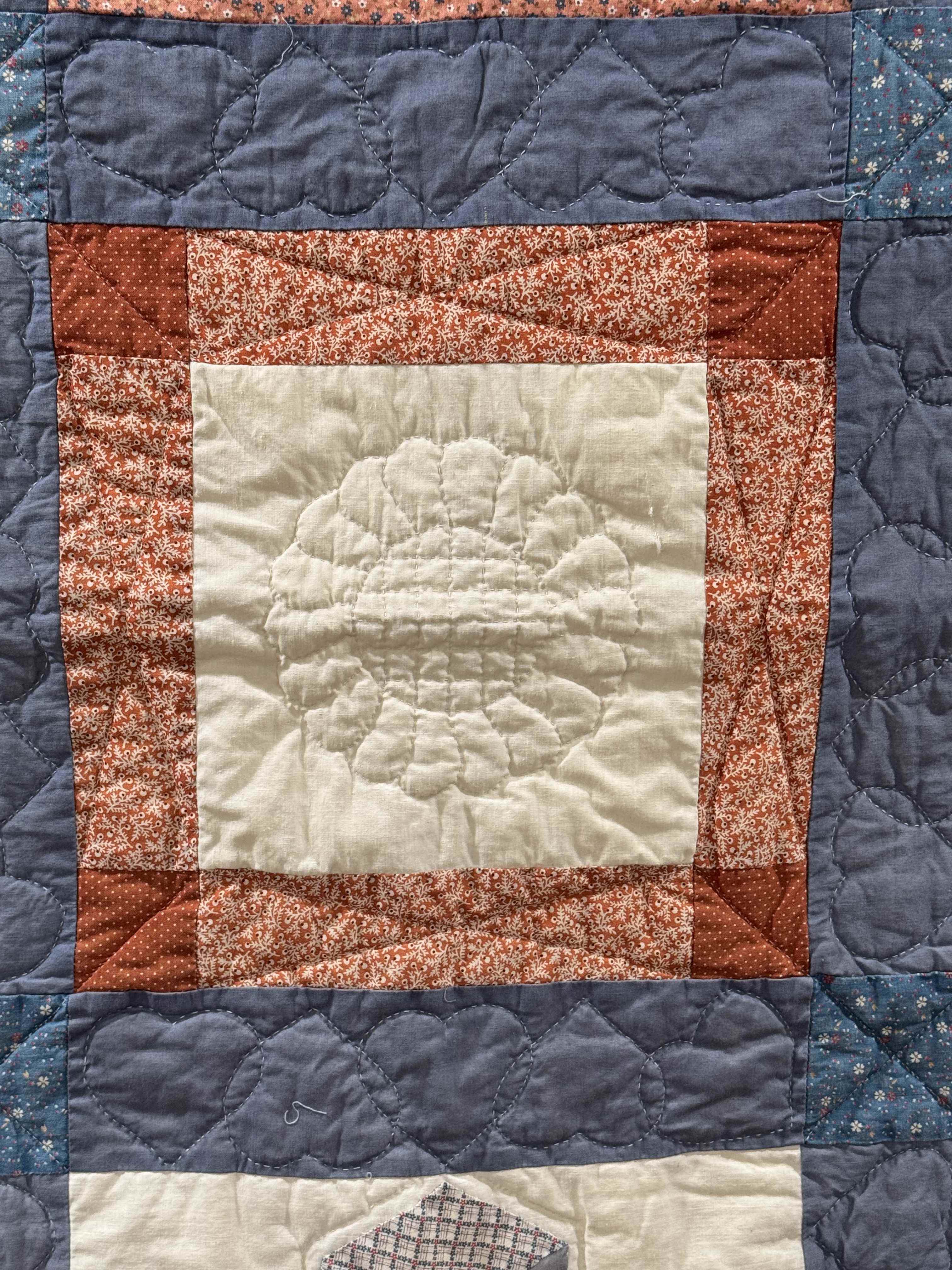 Vintage Sampler Baby Quilt