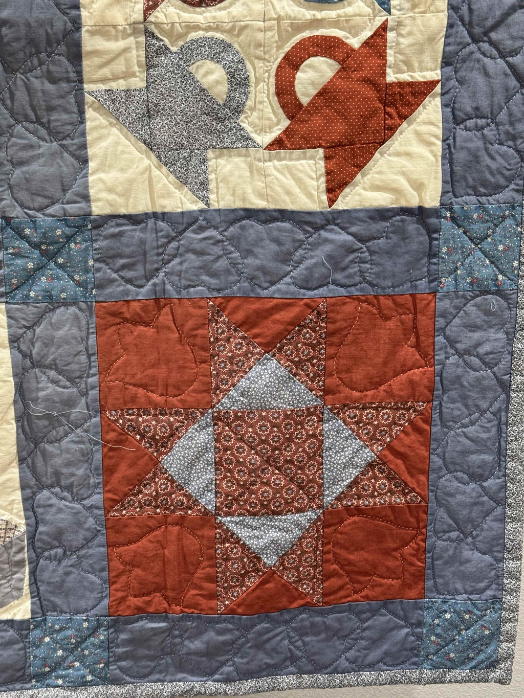 Vintage Sampler Baby Quilt
