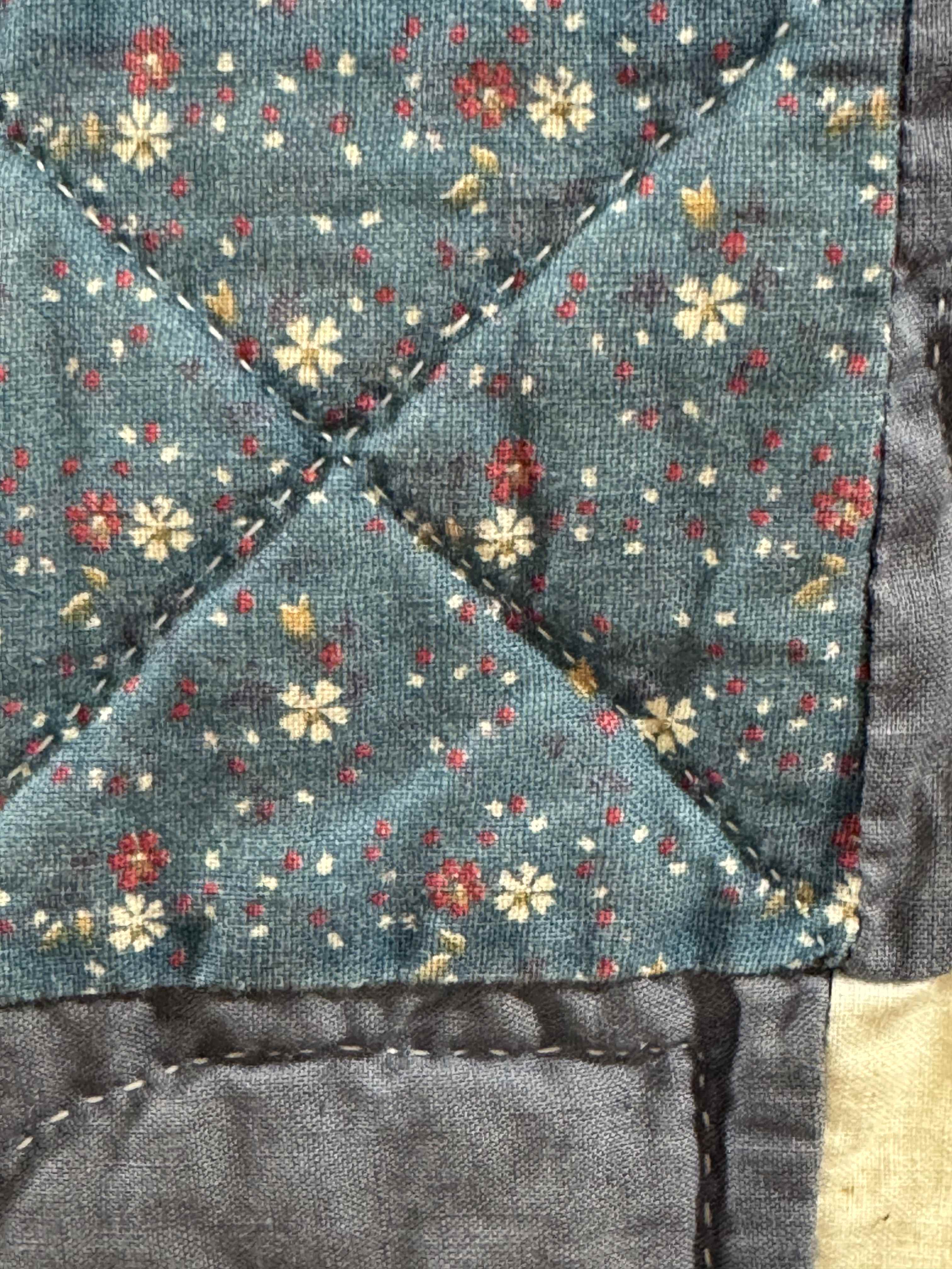 Vintage Sampler Baby Quilt