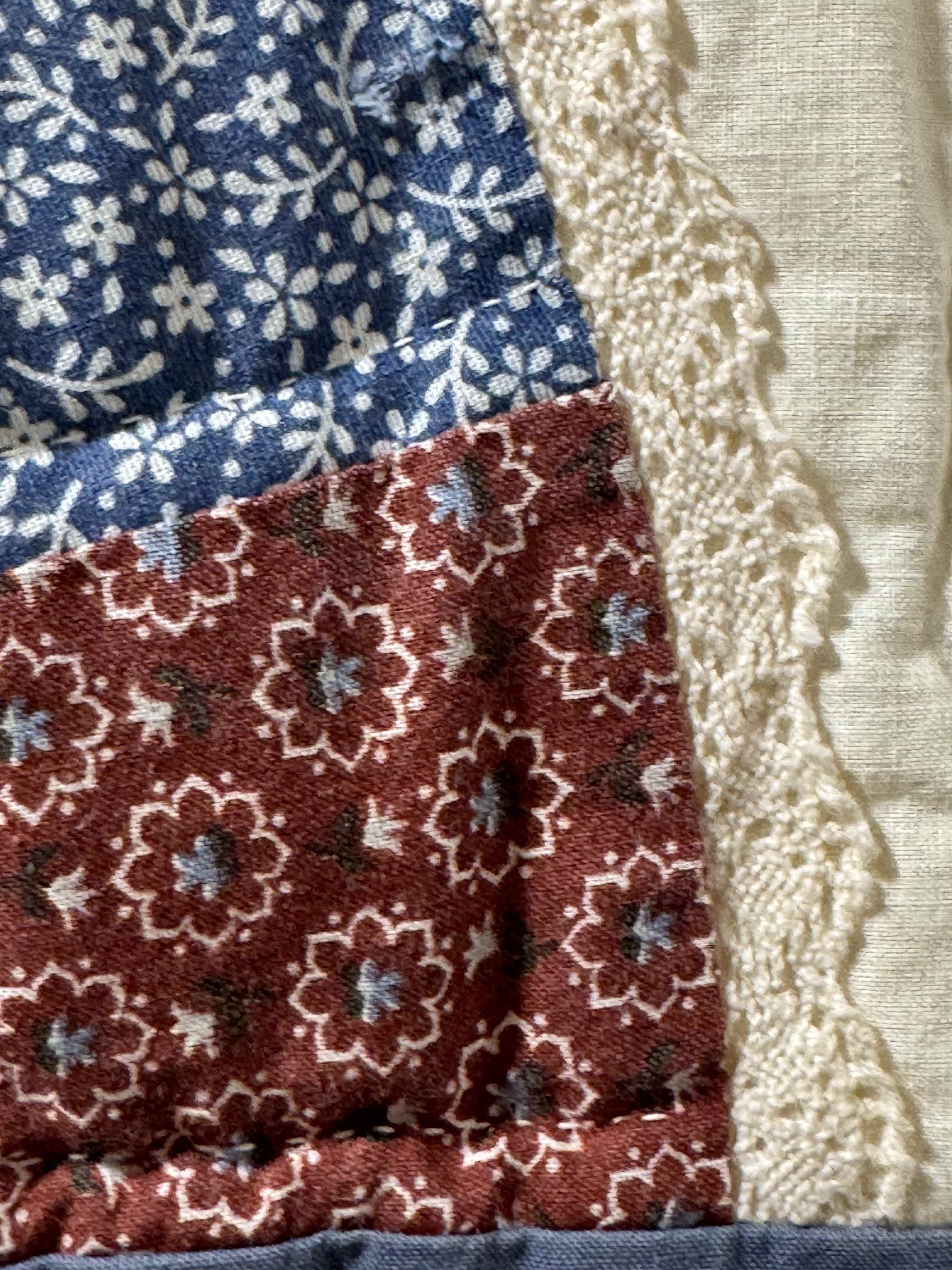 Vintage Sampler Baby Quilt
